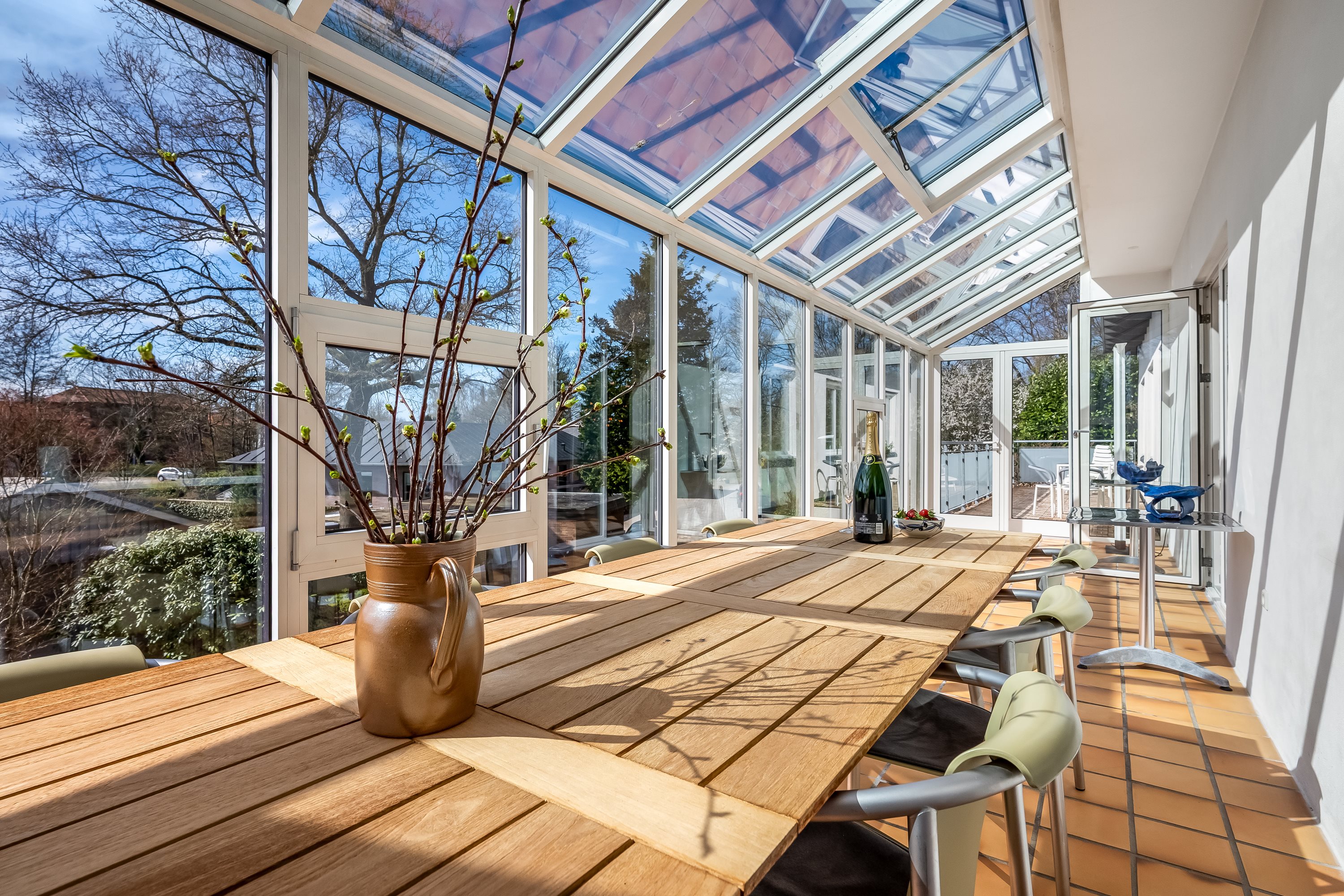 Fremhævet udestue billede i fuldskærmstilstand. Billede af Granbakken 9, 7500 Holstebro