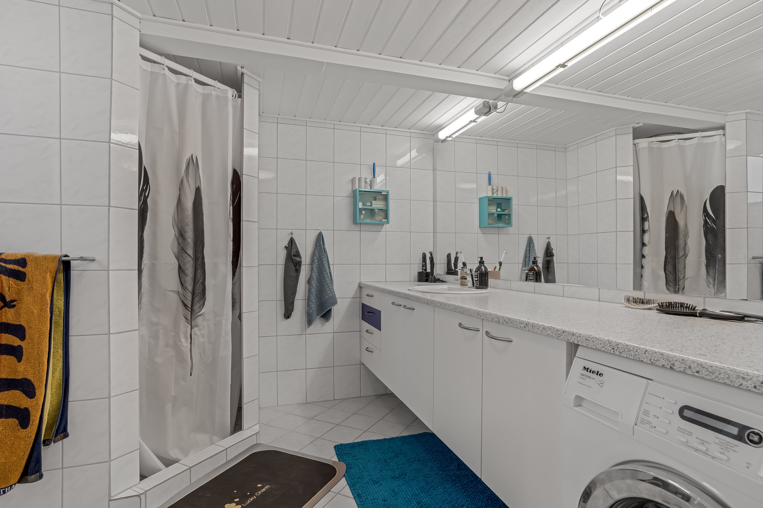 Fremhævet badeværelse billede i fuldskærmstilstand. Billede af Ryesvej 26, 7500 Holstebro