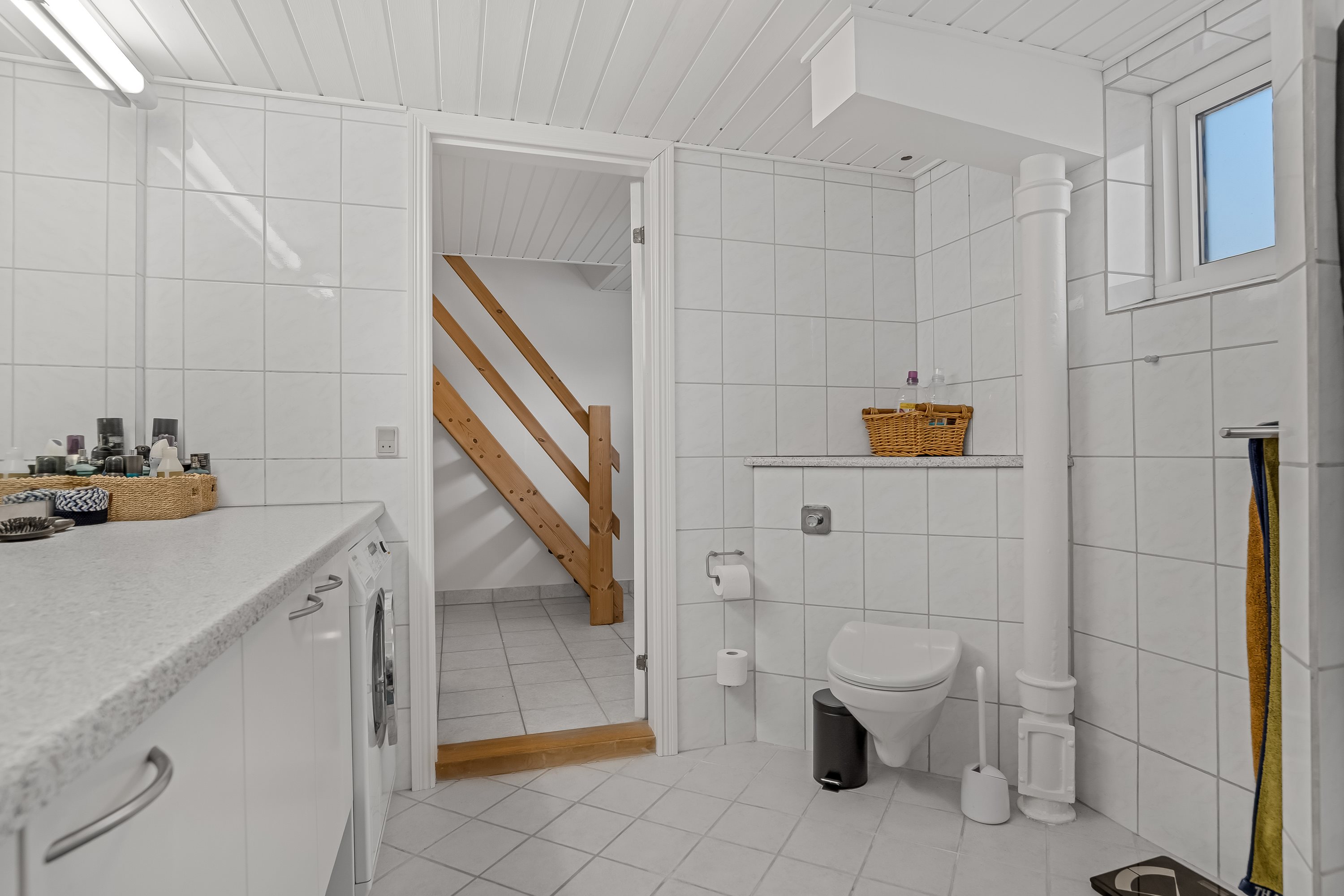 Fremhævet badeværelse billede i fuldskærmstilstand. Billede af Ryesvej 26, 7500 Holstebro