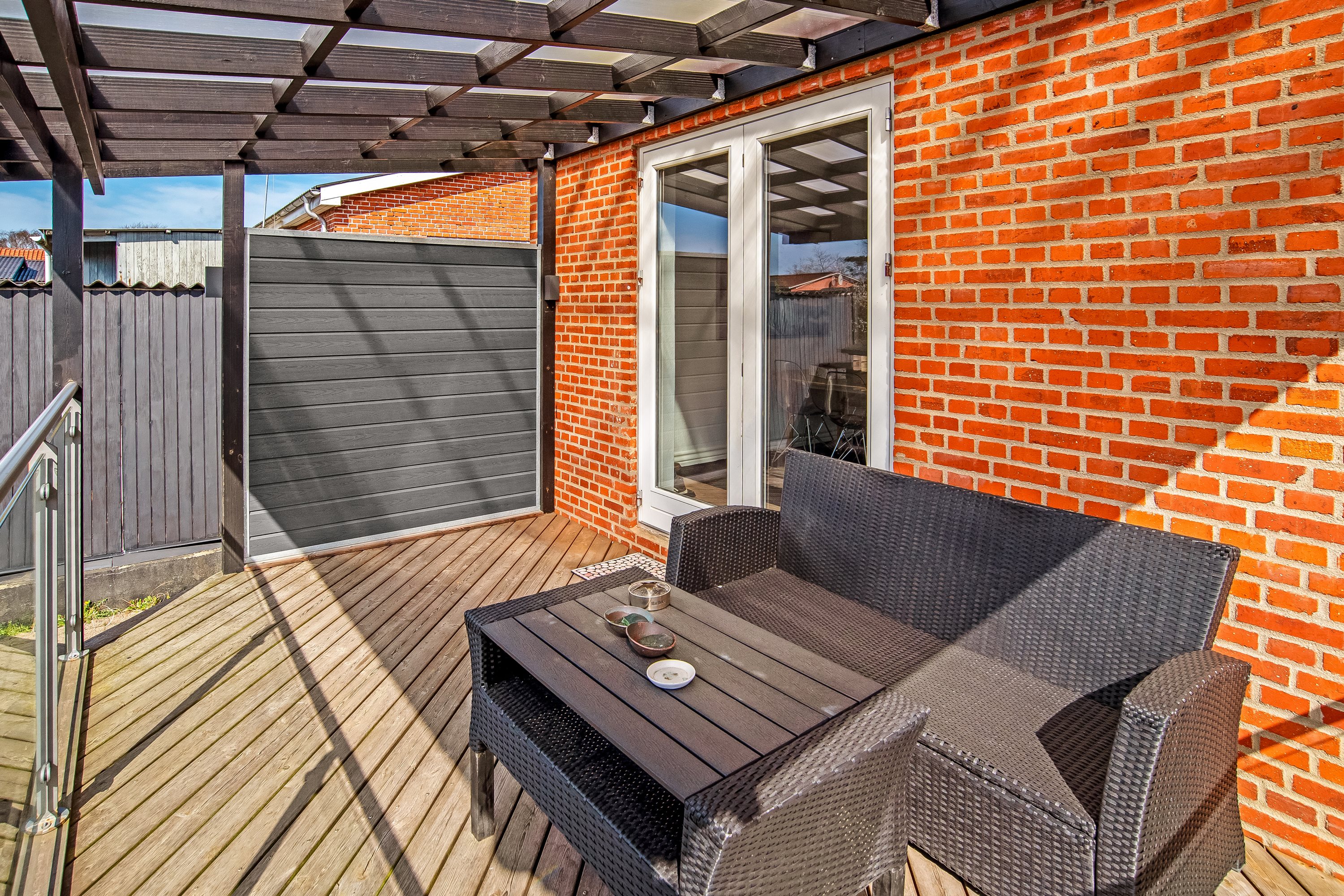 Fremhævet terrasse billede i fuldskærmstilstand. Billede af Ryesvej 26, 7500 Holstebro