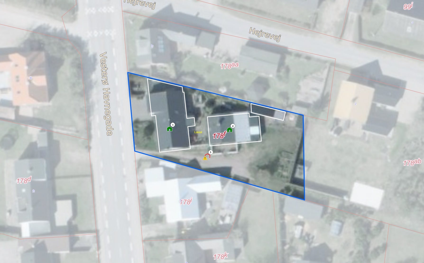 Fremhævet street view billede i fuldskærmstilstand. Billede af Vesterø Havnegade 39, Vesterø Havn, 9940 Læsø