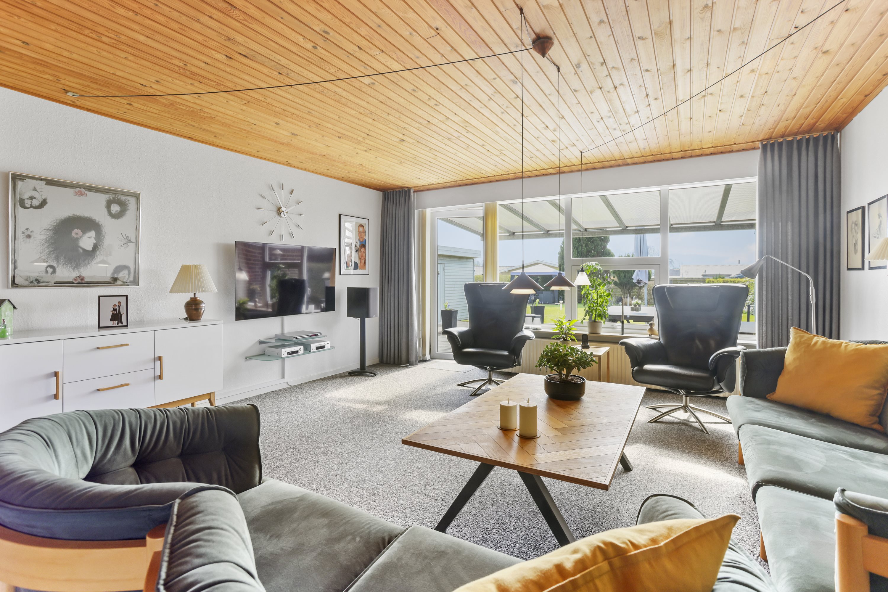 Fremhævet stue billede i fuldskærmstilstand. Billede af Boghvedevej 10, 8800 Viborg