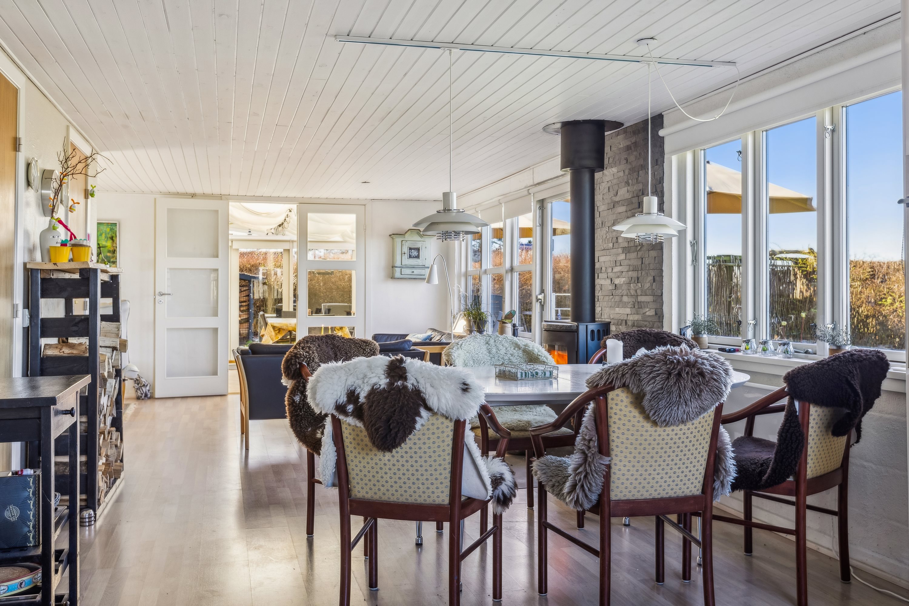 Fremhævet stue billede i fuldskærmstilstand. Billede af Rønnevænget 15, Tørresø Strand, 5450 Otterup