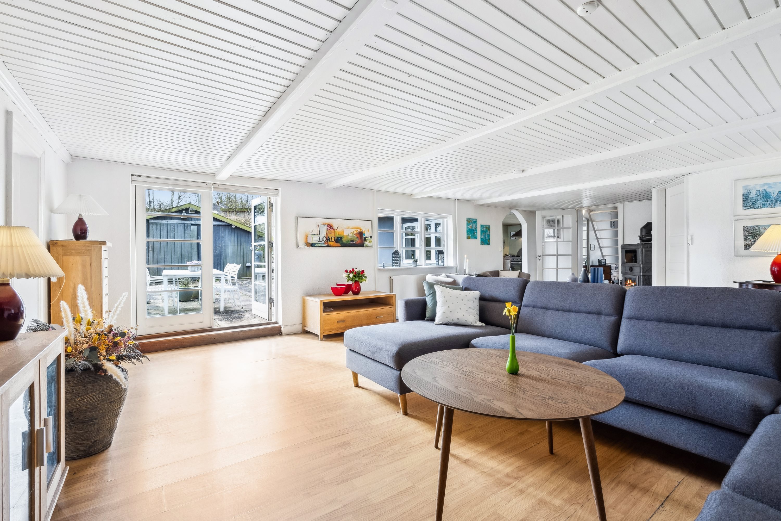 Fremhævet stue billede i fuldskærmstilstand. Billede af Løve Gl Landevej 17, Løve, 4270 Høng