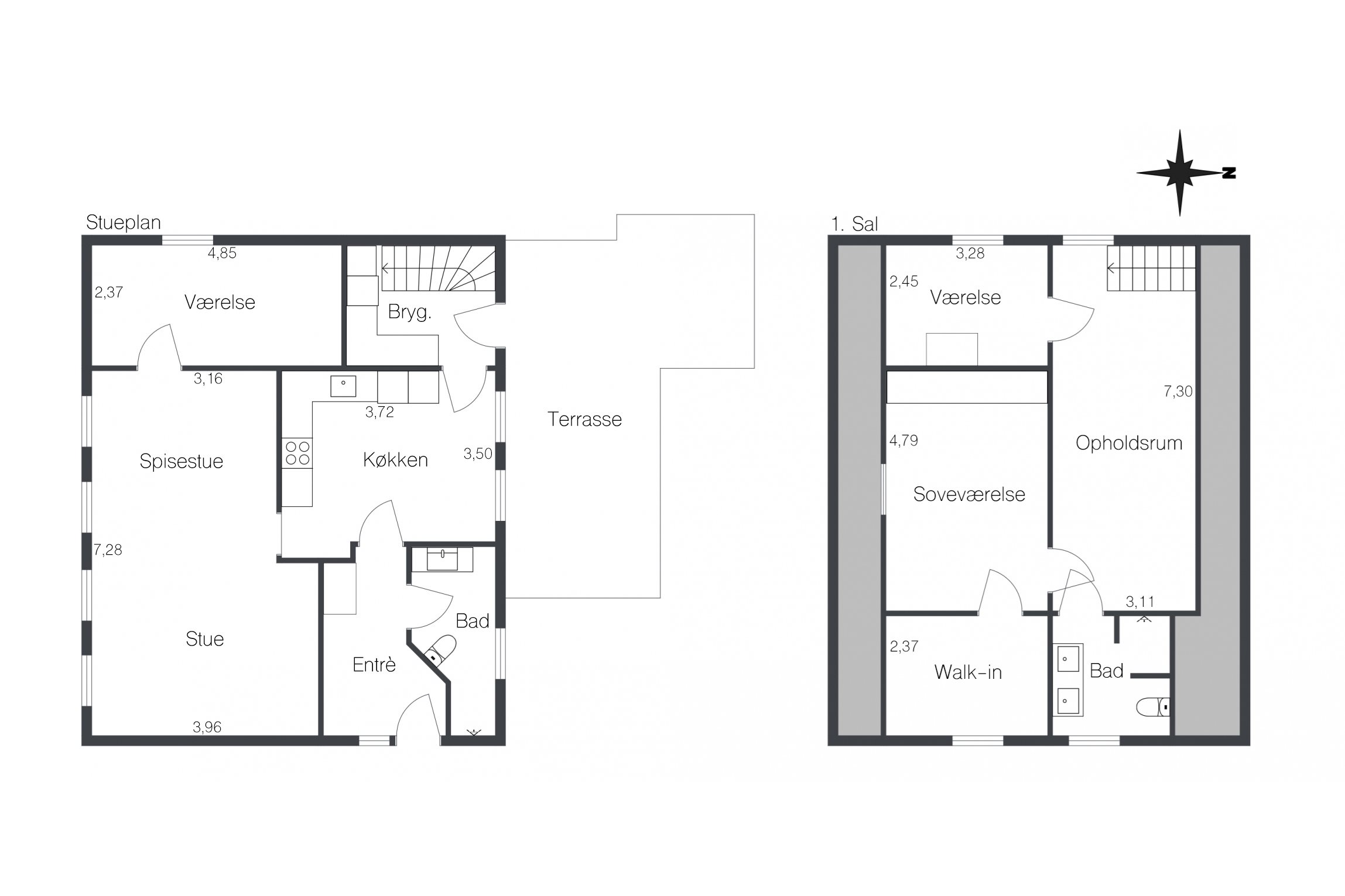 Plantegninger billede af Hjørringvej 414, 9750 Østervrå