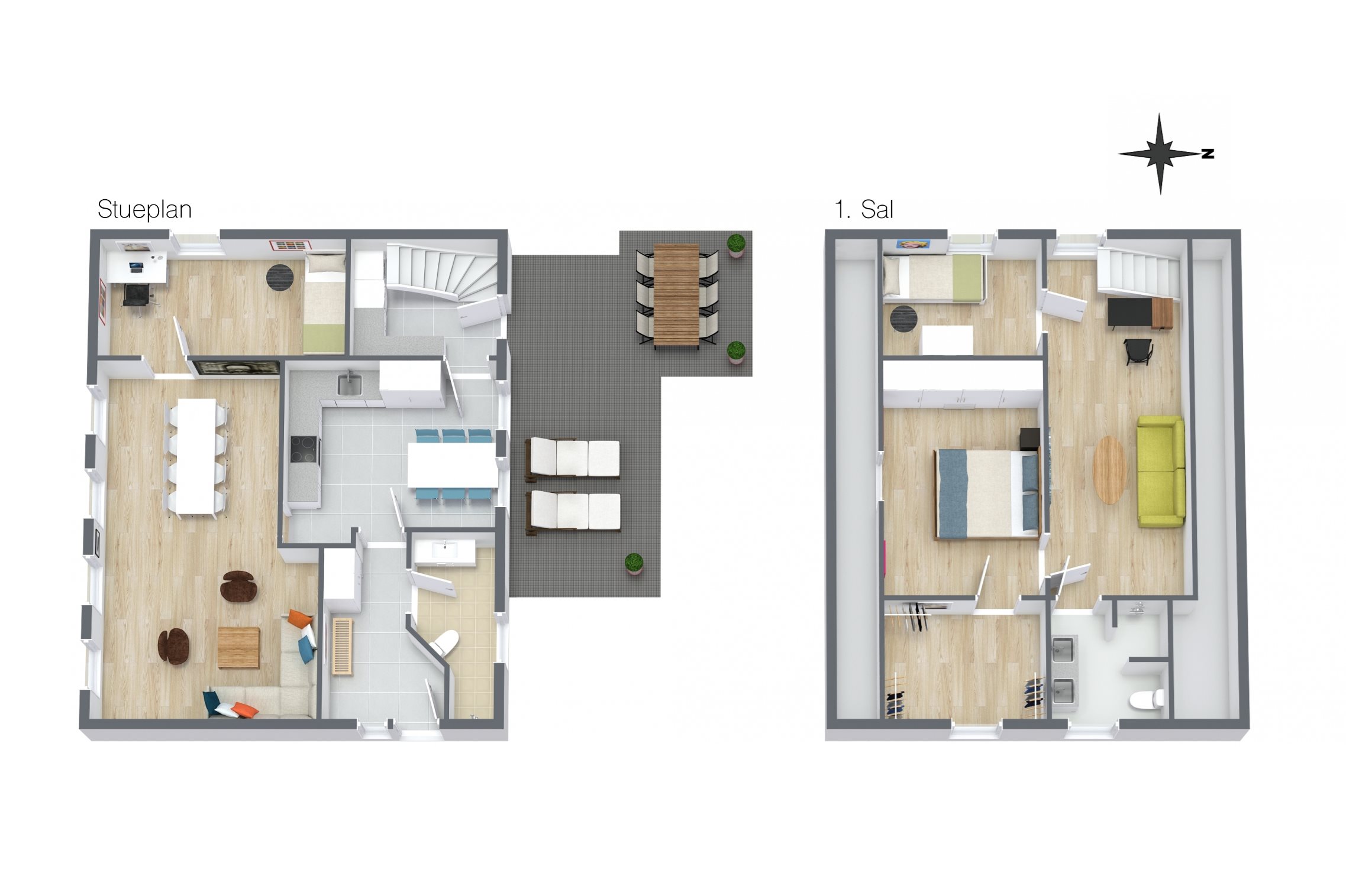 Plantegninger billede af Hjørringvej 414, 9750 Østervrå