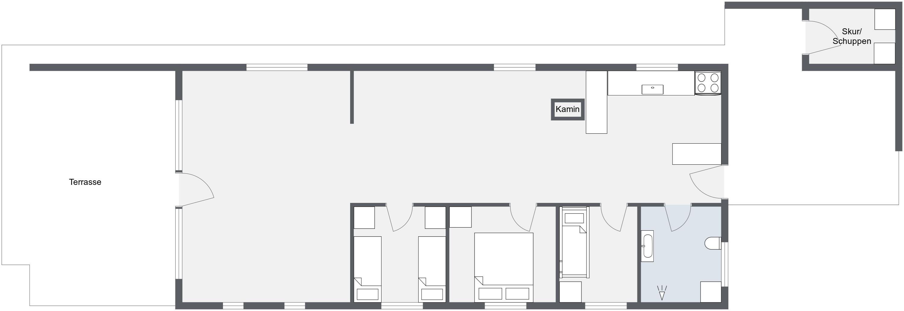 Plantegninger billede af Lyngvejen 49, Klegod, 6950 Ringkøbing