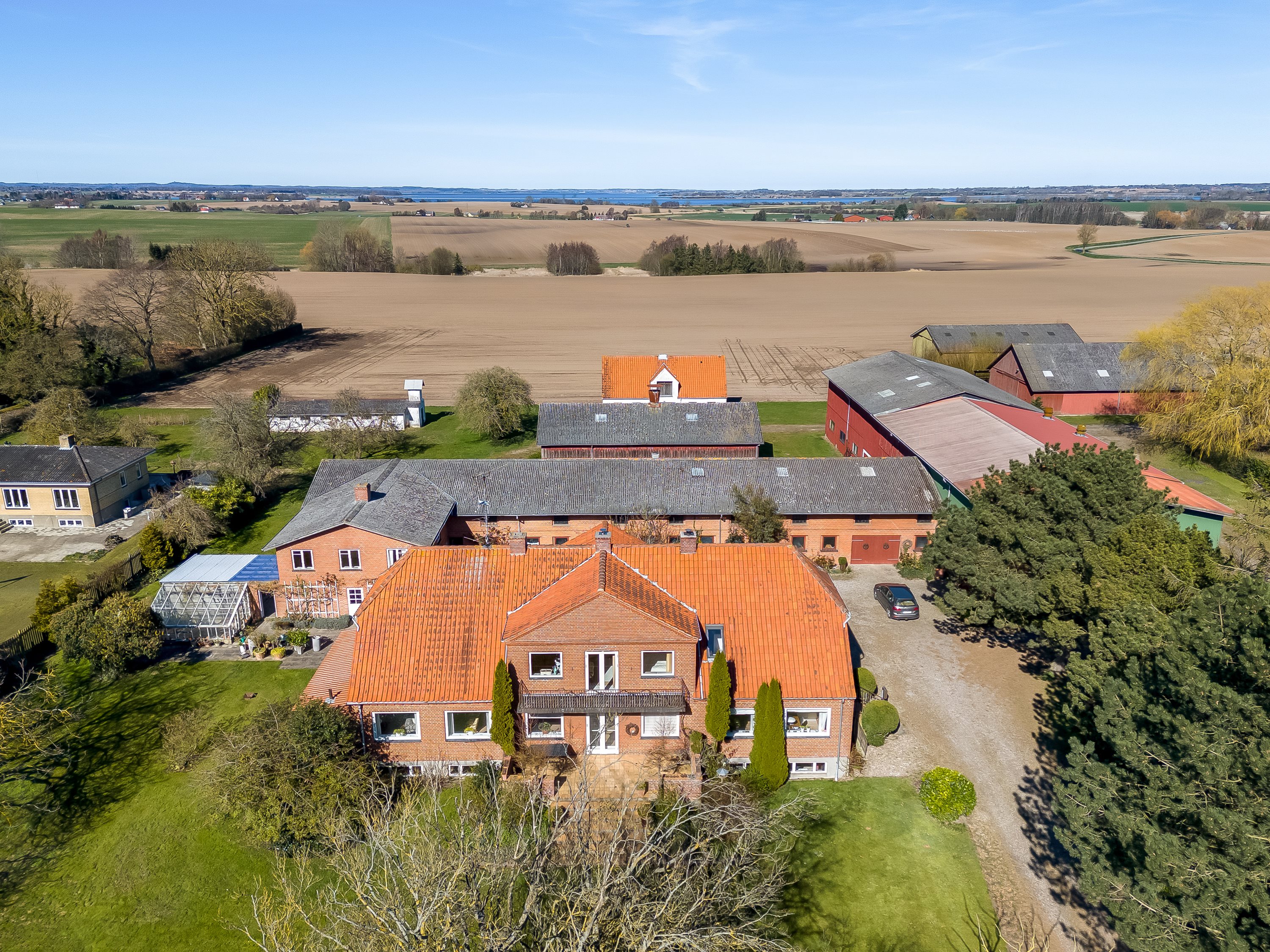 Fremhævet luftfoto billede i fuldskærmstilstand. Billede af Aastrupvej 39, Vejringe, 4850 Stubbekøbing