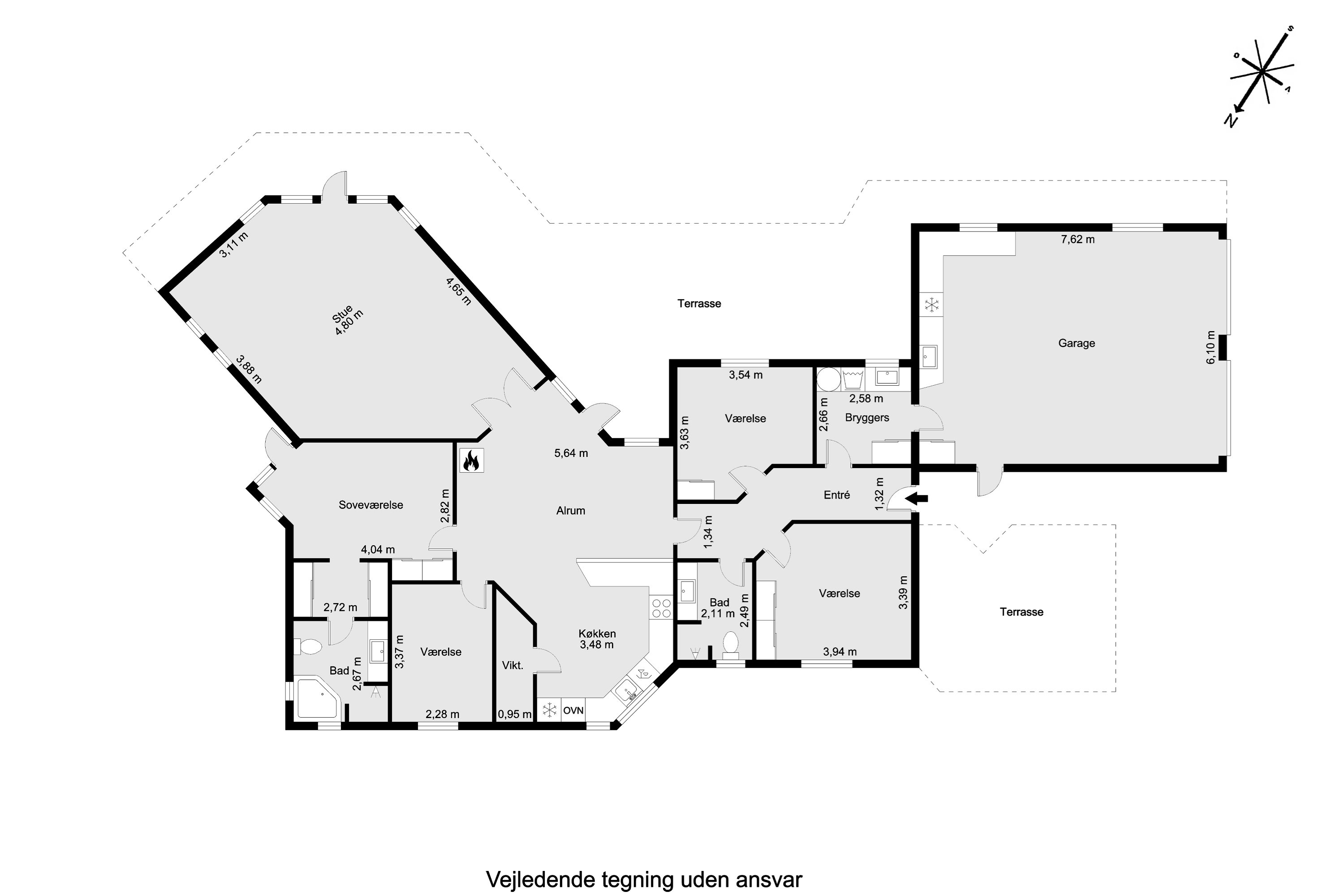Plantegninger billede af Blåbærhaven 11, 8520 Lystrup