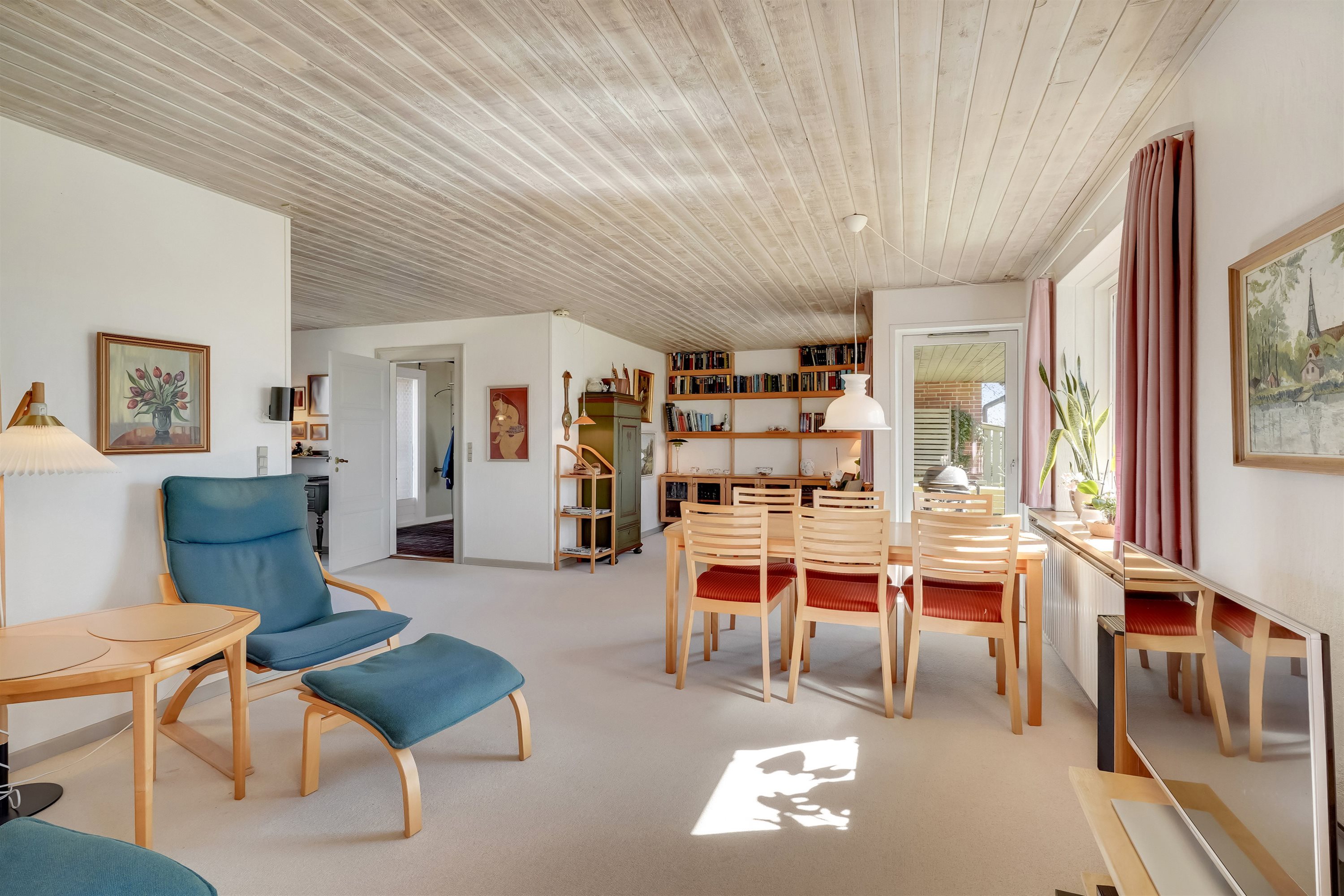 Fremhævet stue billede i fuldskærmstilstand. Billede af Sdr Mallevej 44, Horne, 6800 Varde