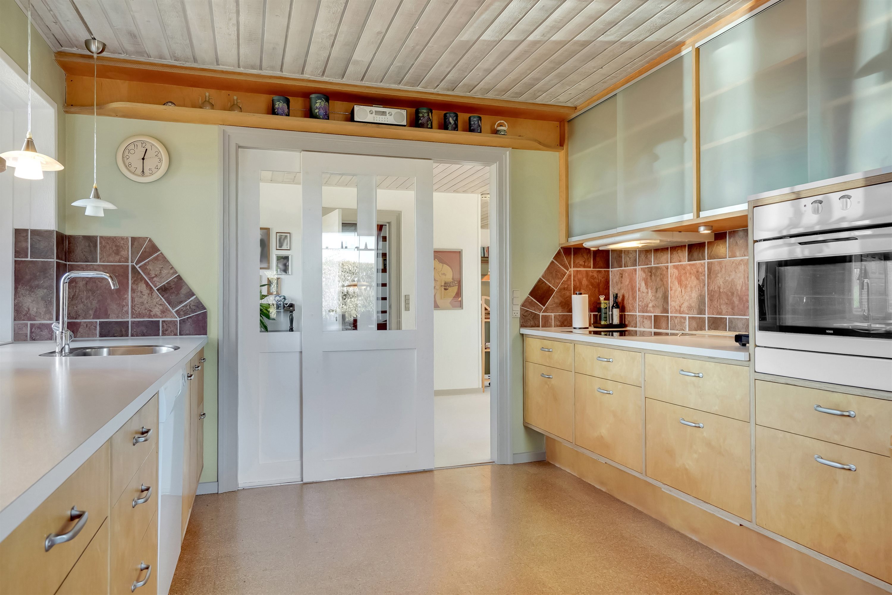 Fremhævet køkken billede i fuldskærmstilstand. Billede af Sdr Mallevej 44, Horne, 6800 Varde