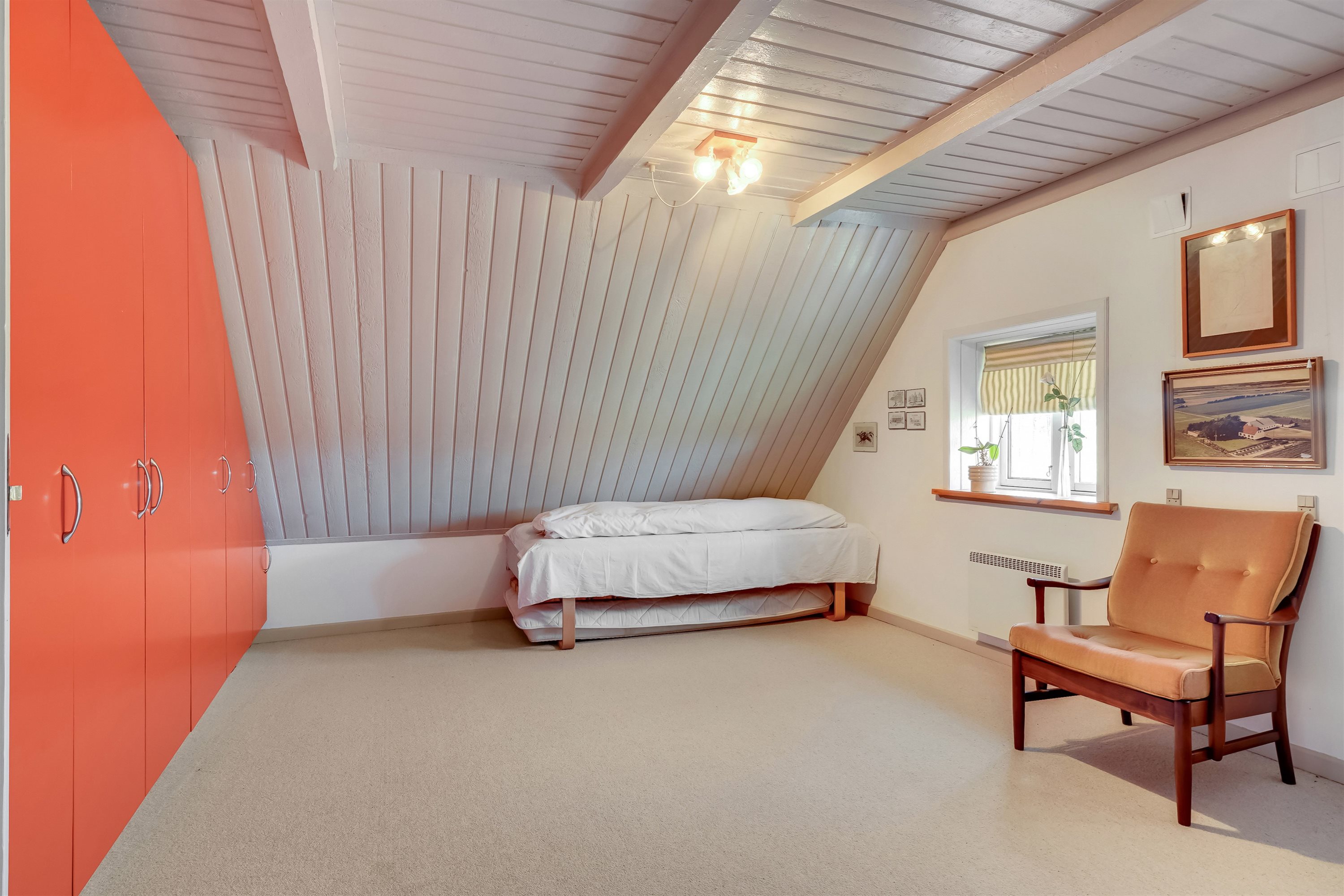 Fremhævet soveværelse billede i fuldskærmstilstand. Billede af Sdr Mallevej 44, Horne, 6800 Varde