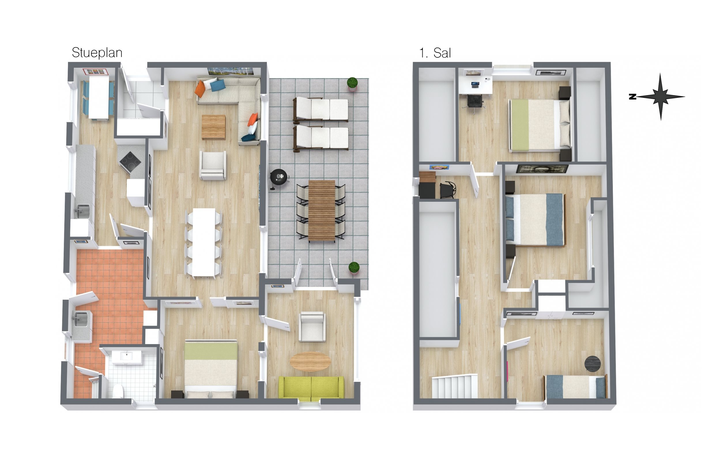 Plantegninger billede af Harkenvej 39, Rakkeby, 9800 Hjørring