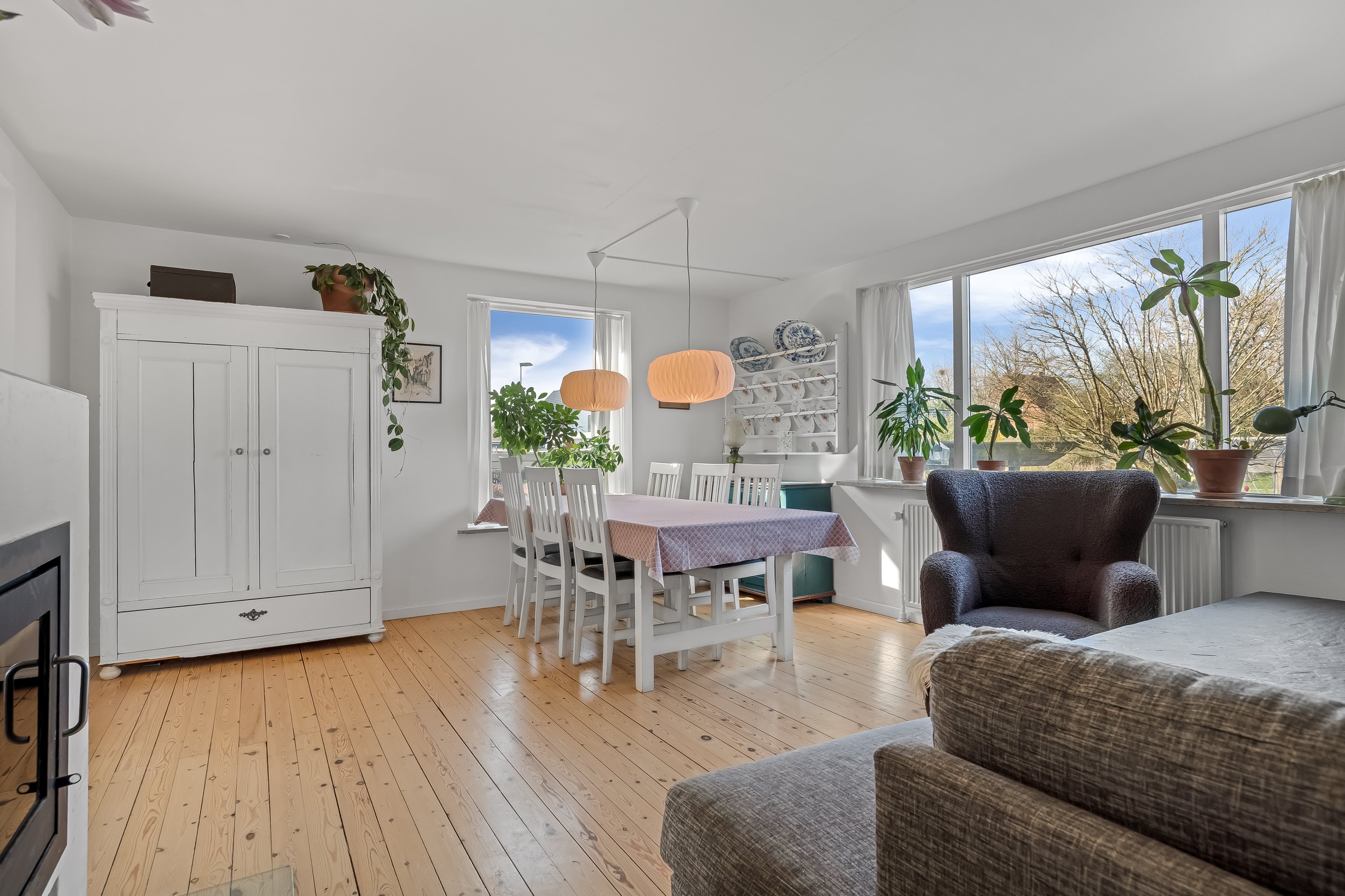 Fremhævet stue billede i fuldskærmstilstand. Billede af Rudesvej 6, 7500 Holstebro