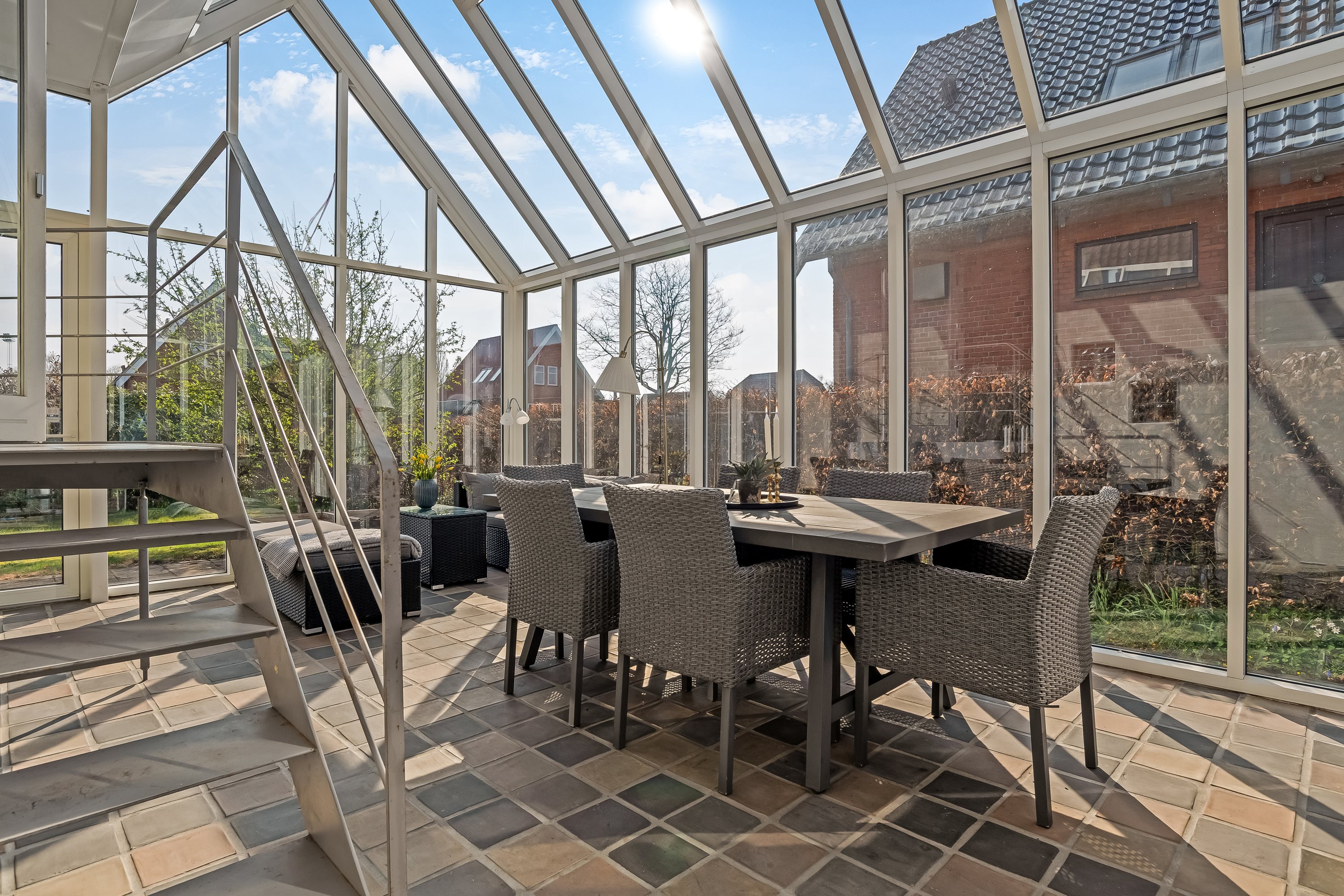 Fremhævet udestue billede i fuldskærmstilstand. Billede af Rudesvej 6, 7500 Holstebro