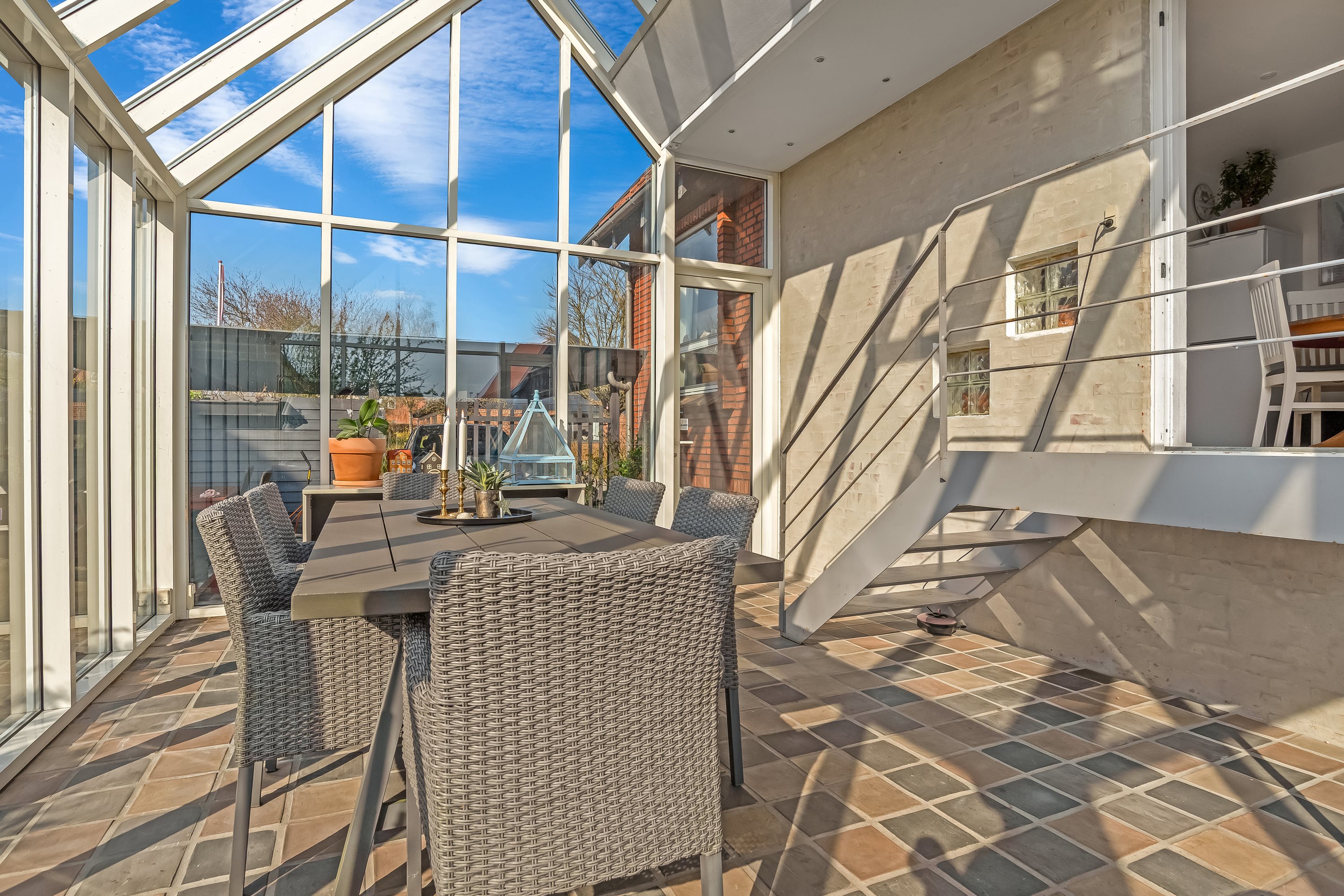 Fremhævet udestue billede i fuldskærmstilstand. Billede af Rudesvej 6, 7500 Holstebro