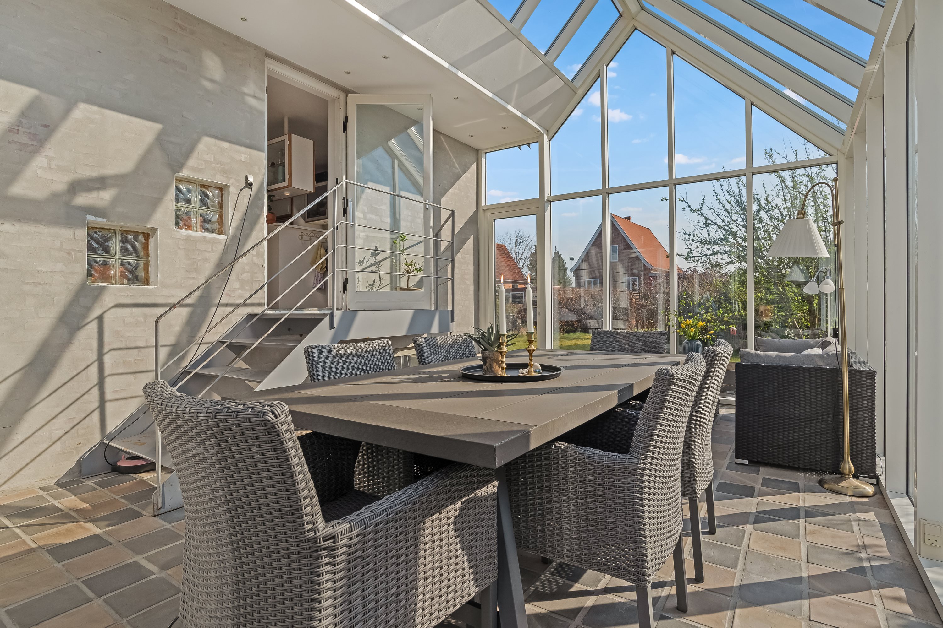 Fremhævet udestue billede i fuldskærmstilstand. Billede af Rudesvej 6, 7500 Holstebro