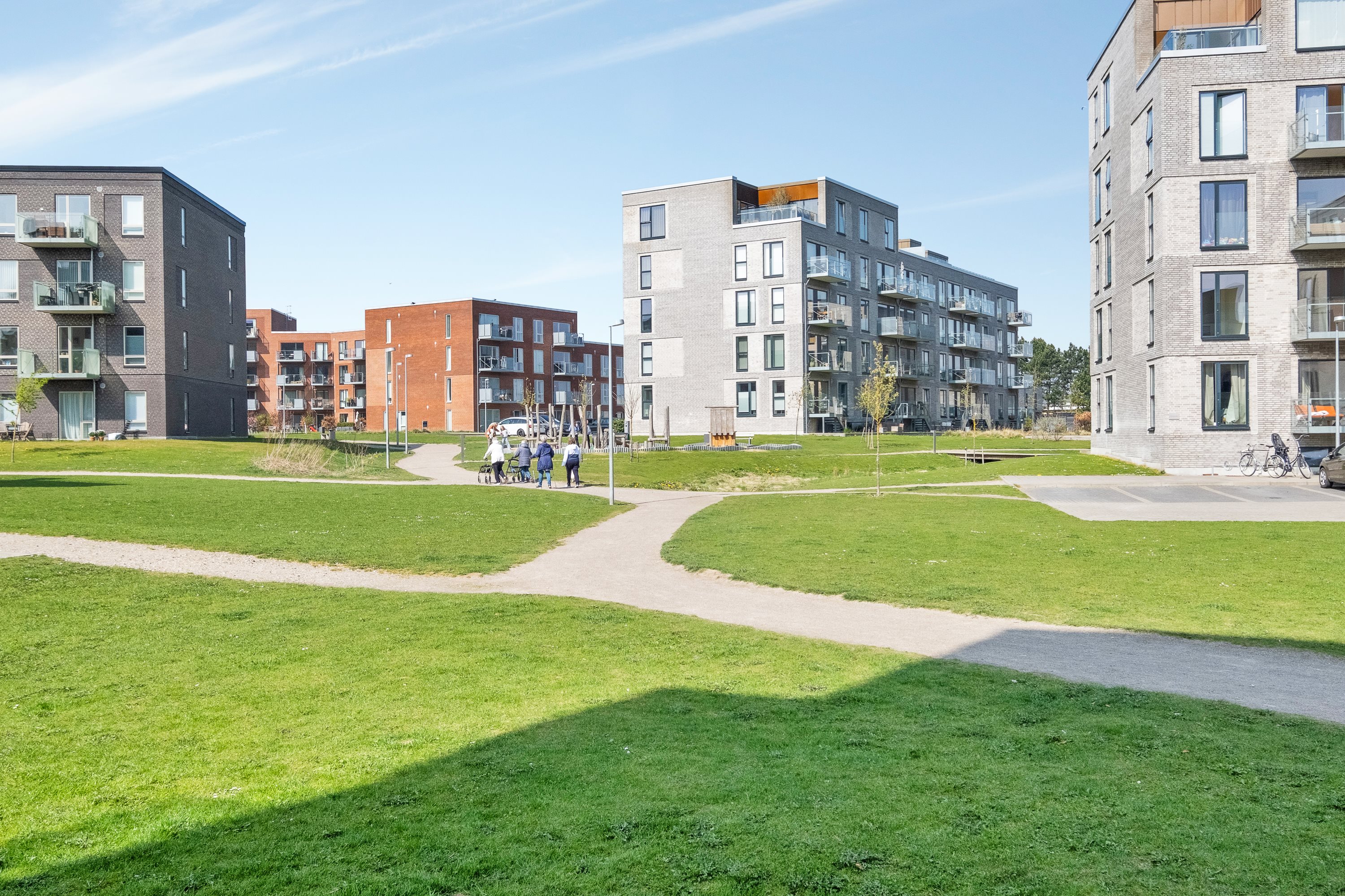 Fremhævet gårdmiljø billede i fuldskærmstilstand. Billede af Borresøvej 31, 2. tv., 8240 Risskov