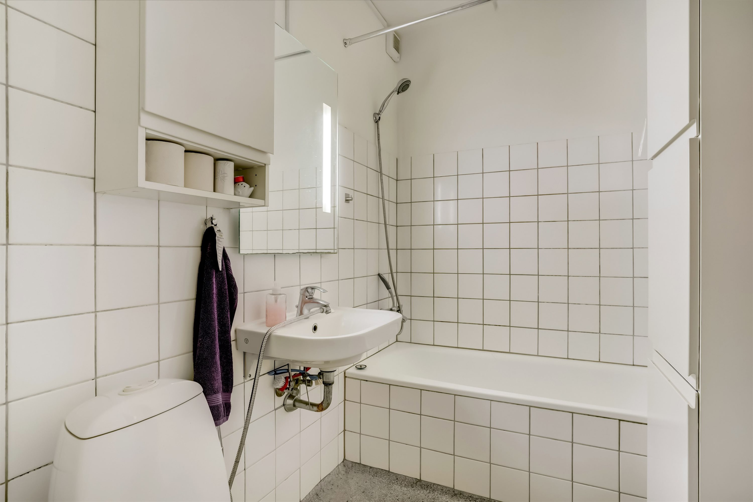 Fremhævet badeværelse billede i fuldskærmstilstand. Billede af Granly Alle 5D, 1. mf., 6710 Esbjerg V