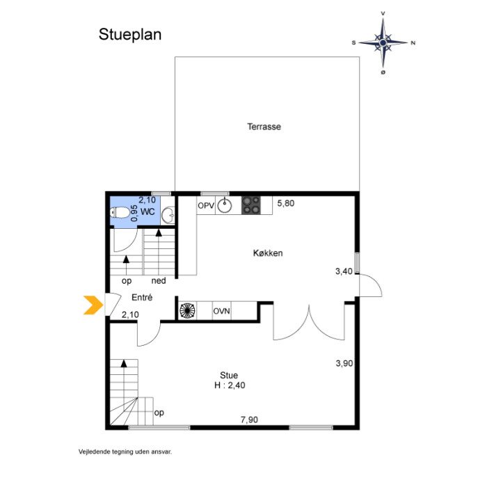 Plantegninger billede af Søndre Landevej 209, Høruphav, 6470 Sydals