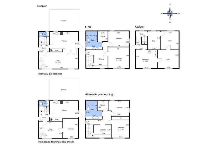 Plantegninger billede af Søndre Landevej 209, Høruphav, 6470 Sydals