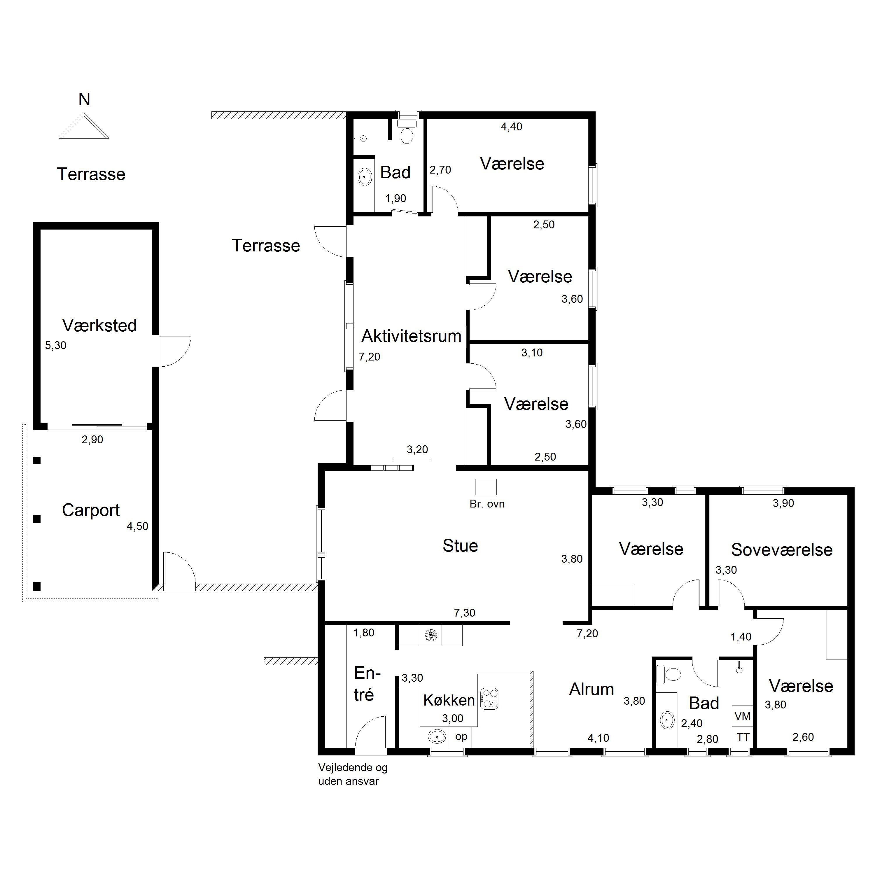 Plantegninger billede af Sønderkær 381, 7190 Billund