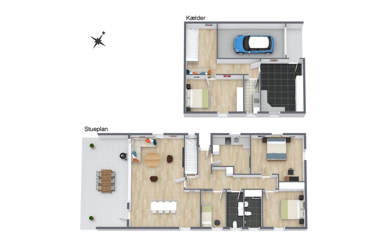 Plantegninger billede af Tårnvej 16, 9830 Tårs