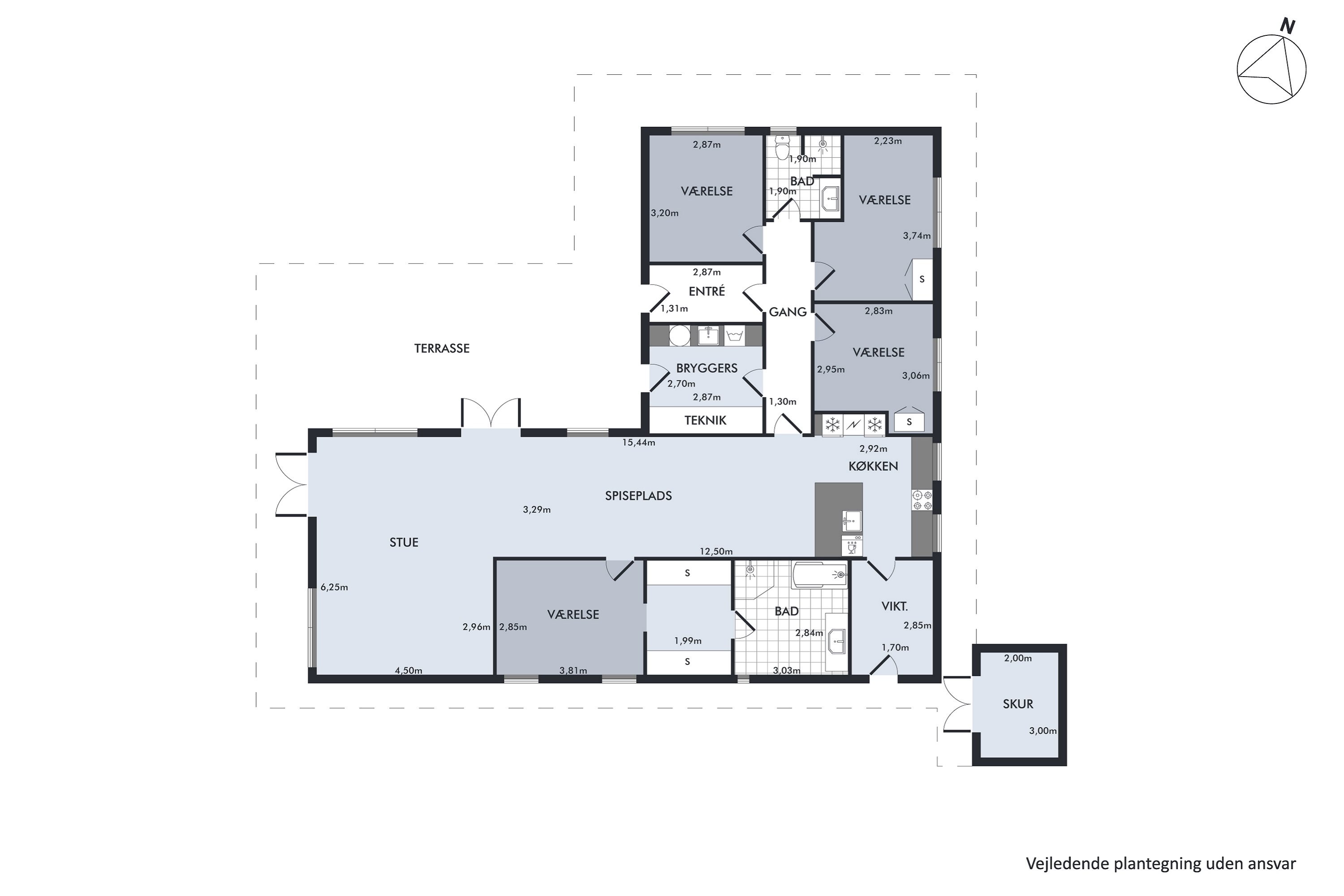 Plantegninger billede af Tvedvangen 266A, 2730 Herlev