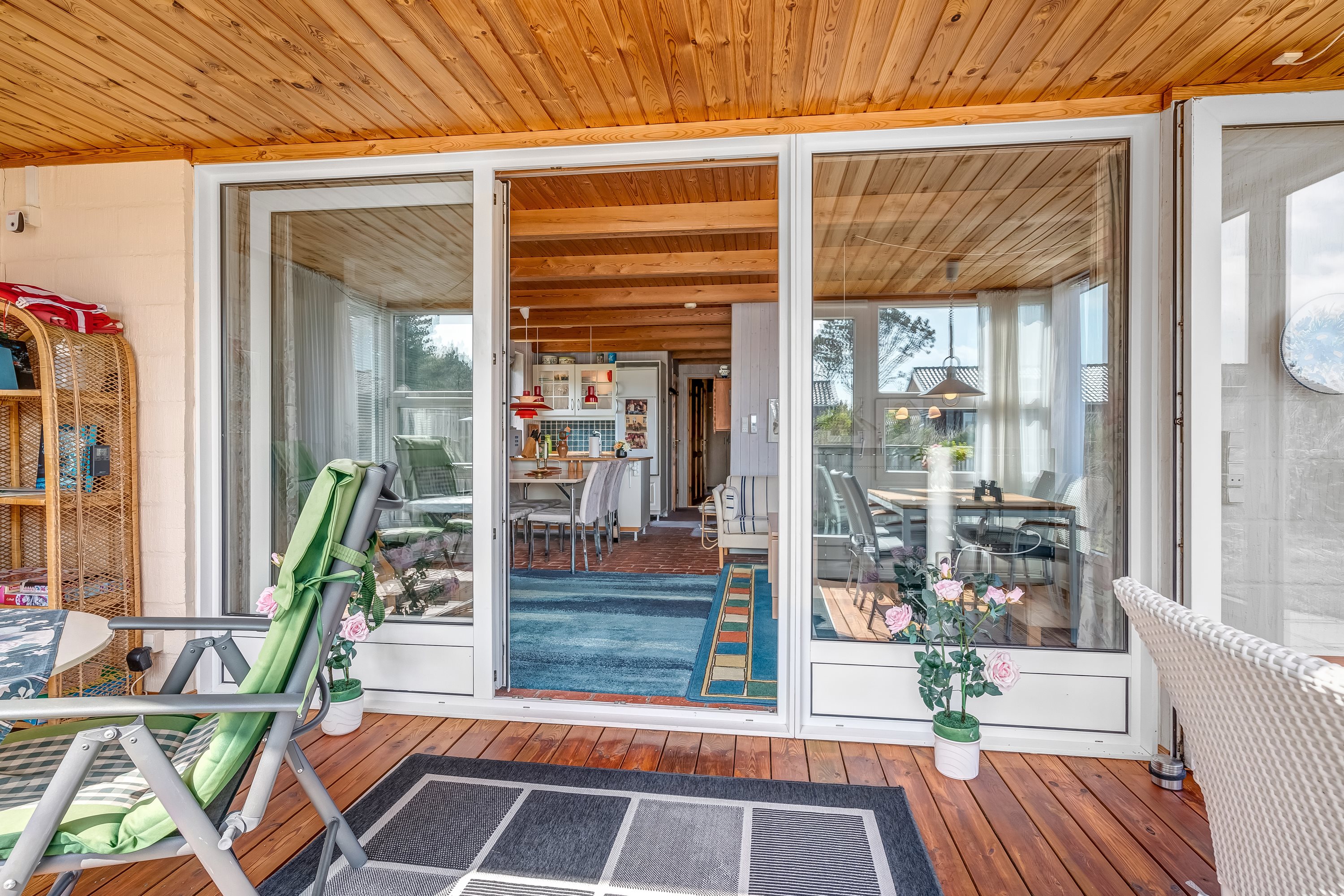 Fremhævet udestue billede i fuldskærmstilstand. Billede af Holmsborgvej 8, Søndervig, 6950 Ringkøbing