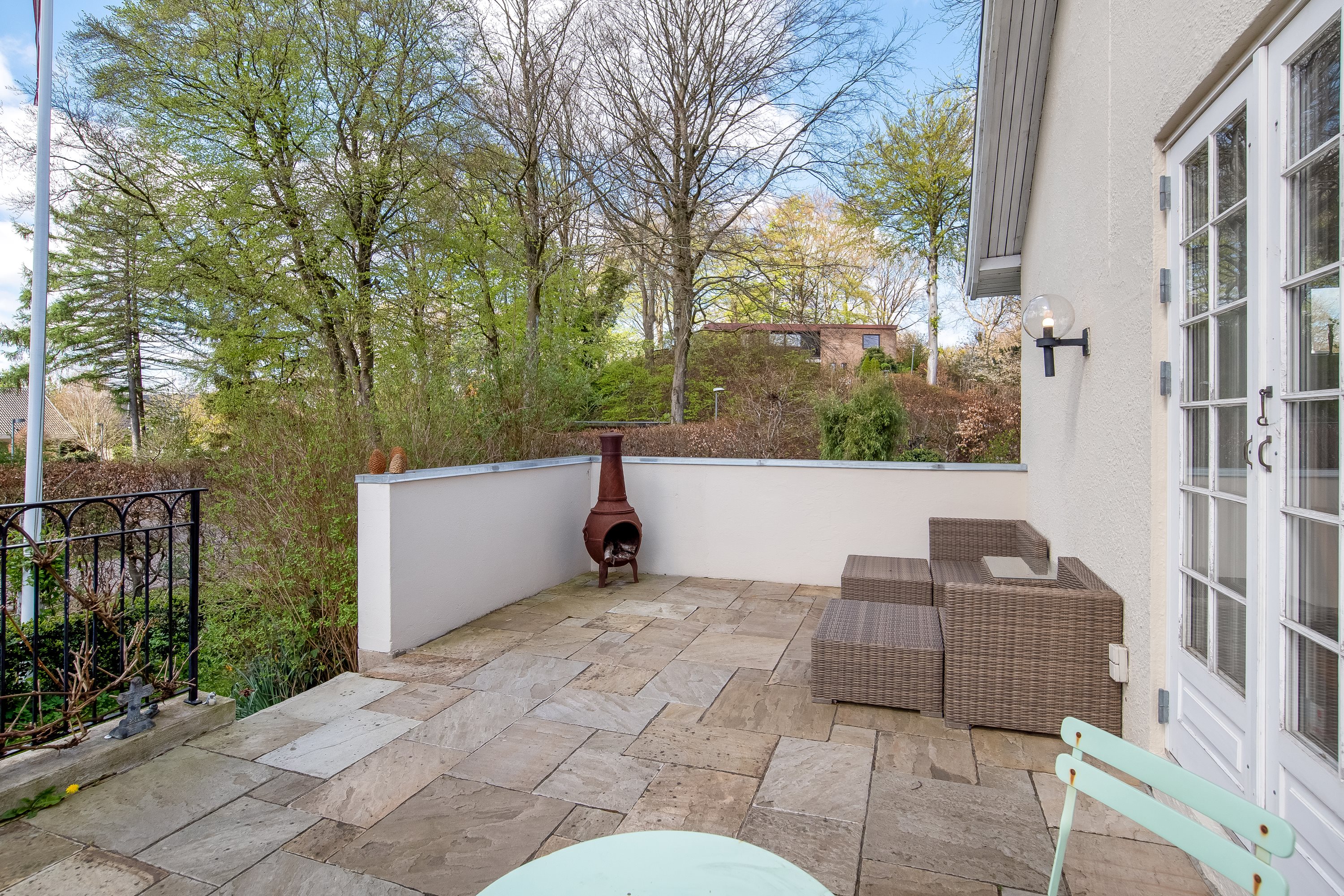 Fremhævet terrasse billede i fuldskærmstilstand. Billede af Porsevej 7, 7500 Holstebro