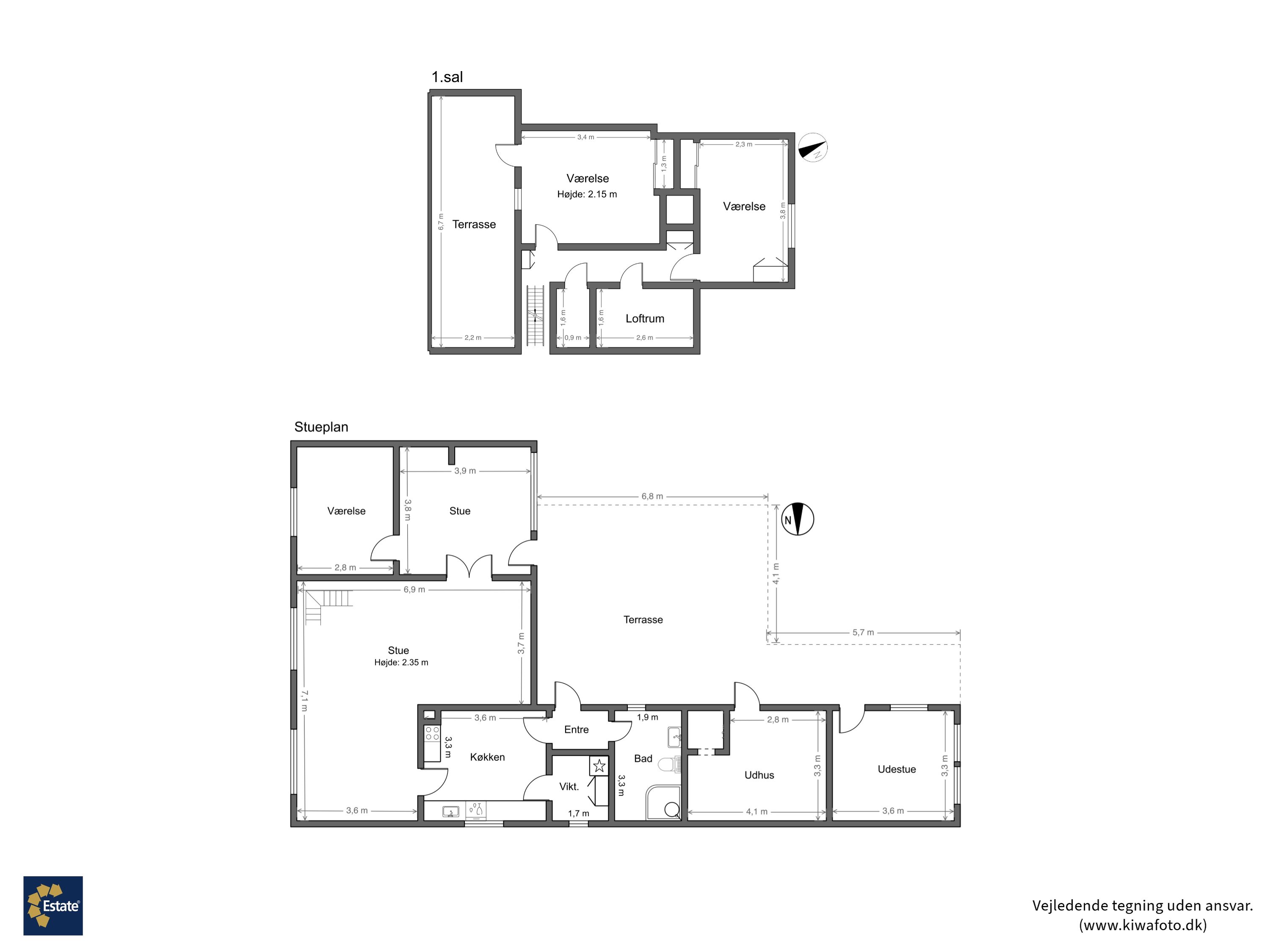 Plantegninger billede af Idalundvej 13, 4990 Sakskøbing