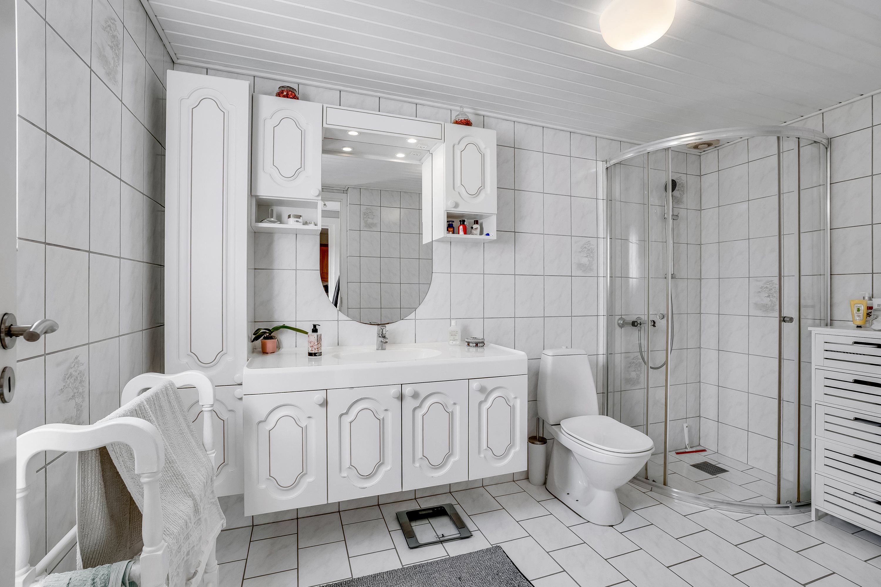 Fremhævet badeværelse billede i fuldskærmstilstand. Billede af Idalundvej 13, 4990 Sakskøbing