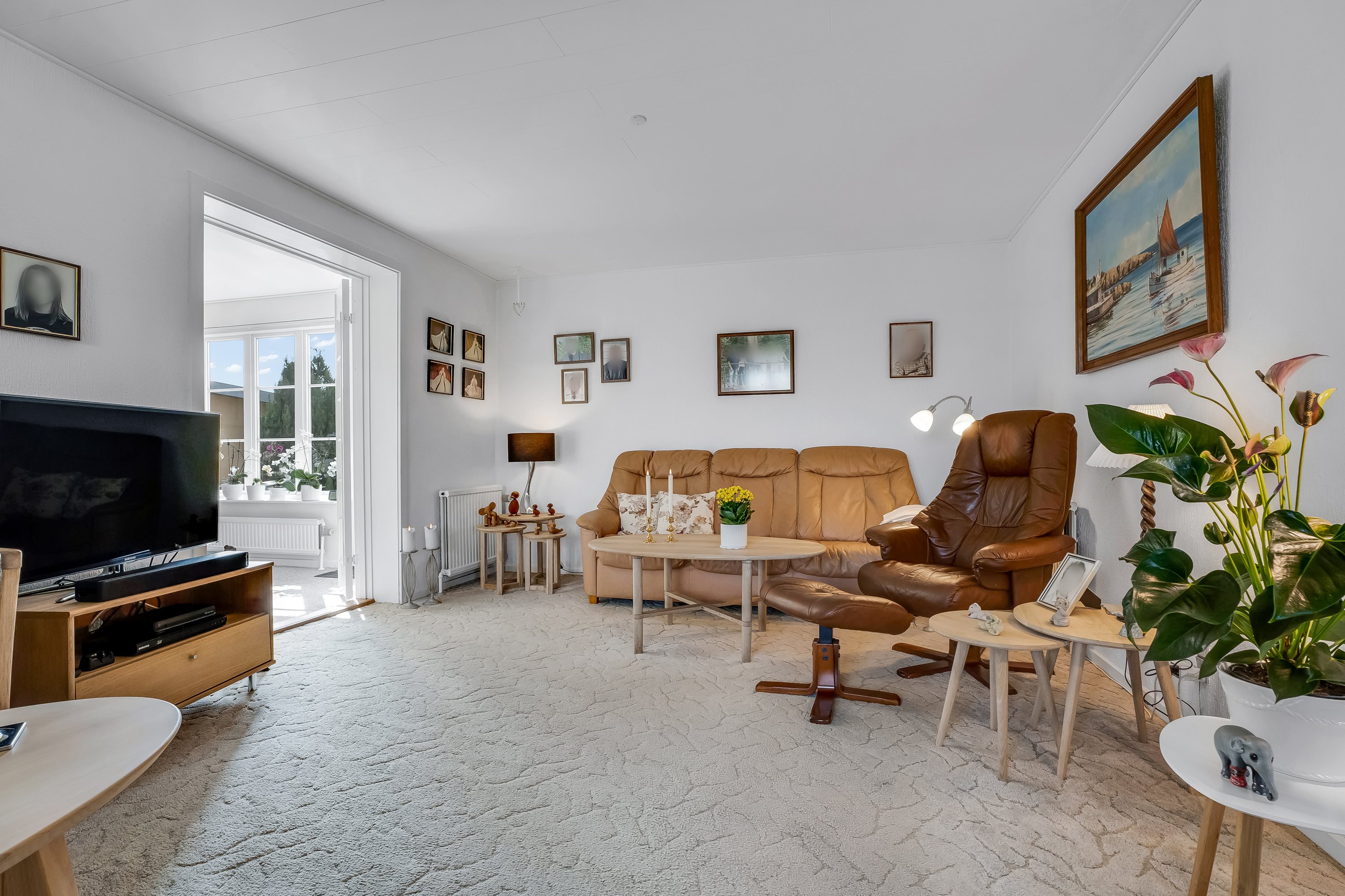 Fremhævet stue billede i fuldskærmstilstand. Billede af Idalundvej 13, 4990 Sakskøbing