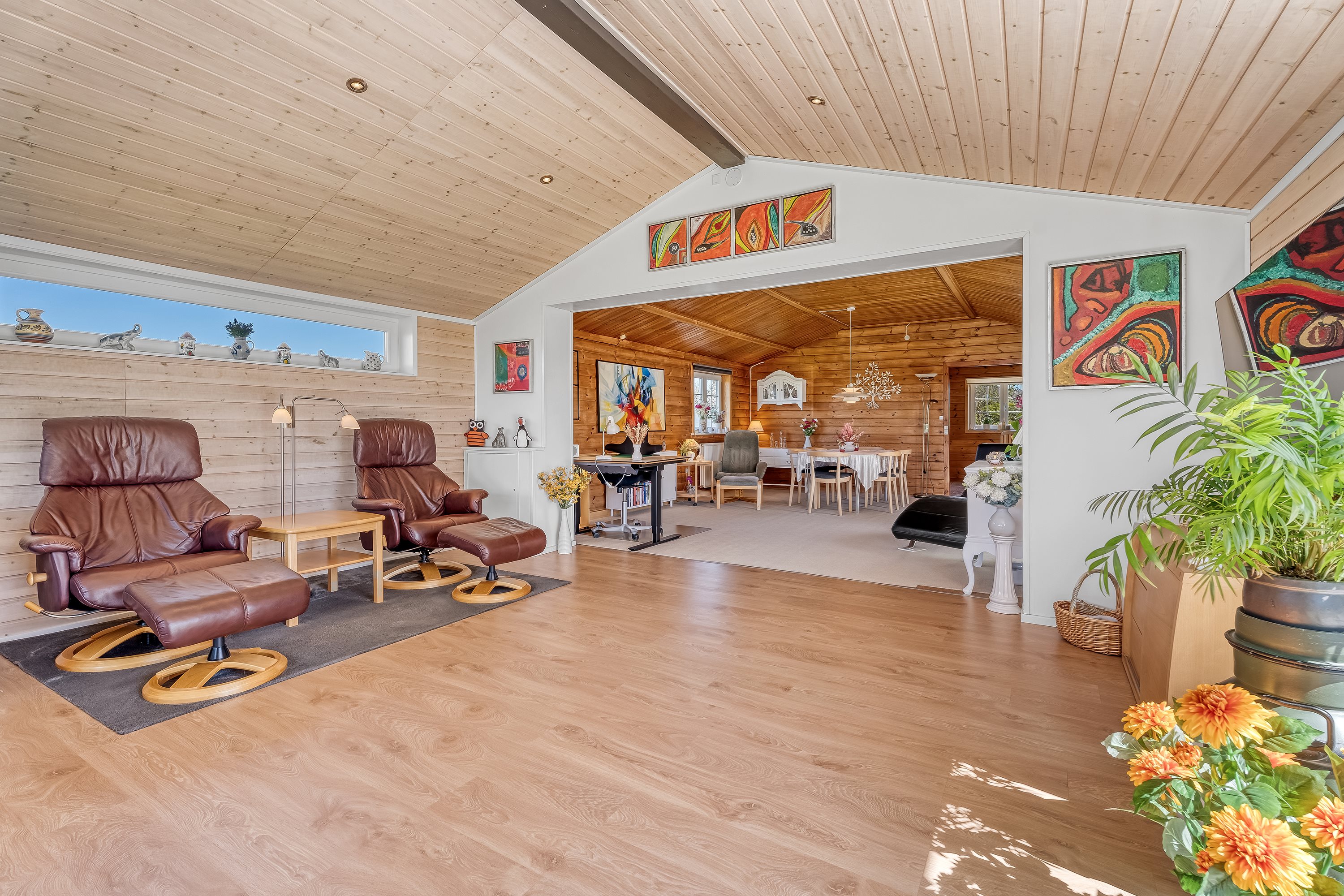 Fremhævet stue billede i fuldskærmstilstand. Billede af Frejasvej 26, 4873 Væggerløse