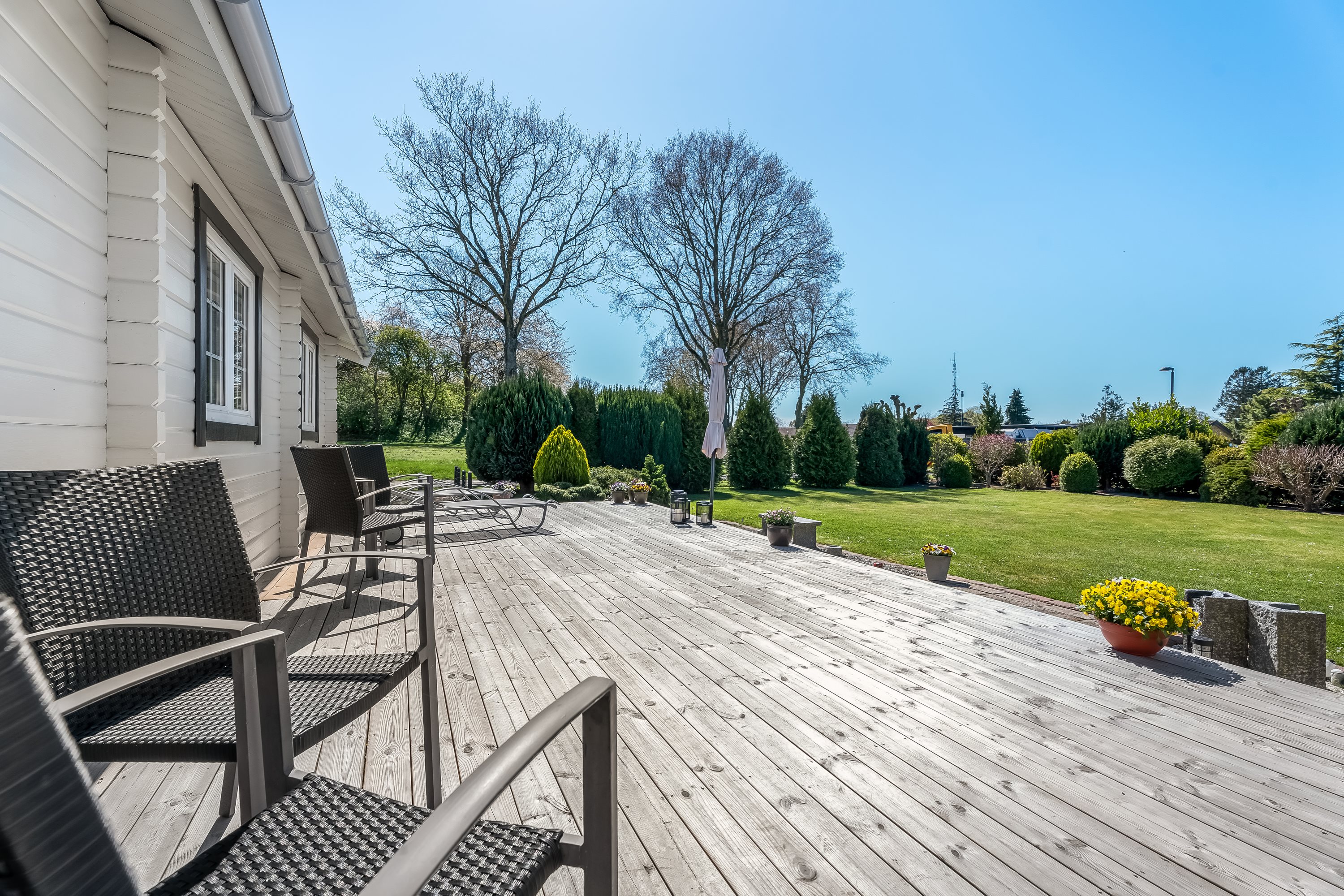 Fremhævet terrasse billede i fuldskærmstilstand. Billede af Frejasvej 26, 4873 Væggerløse