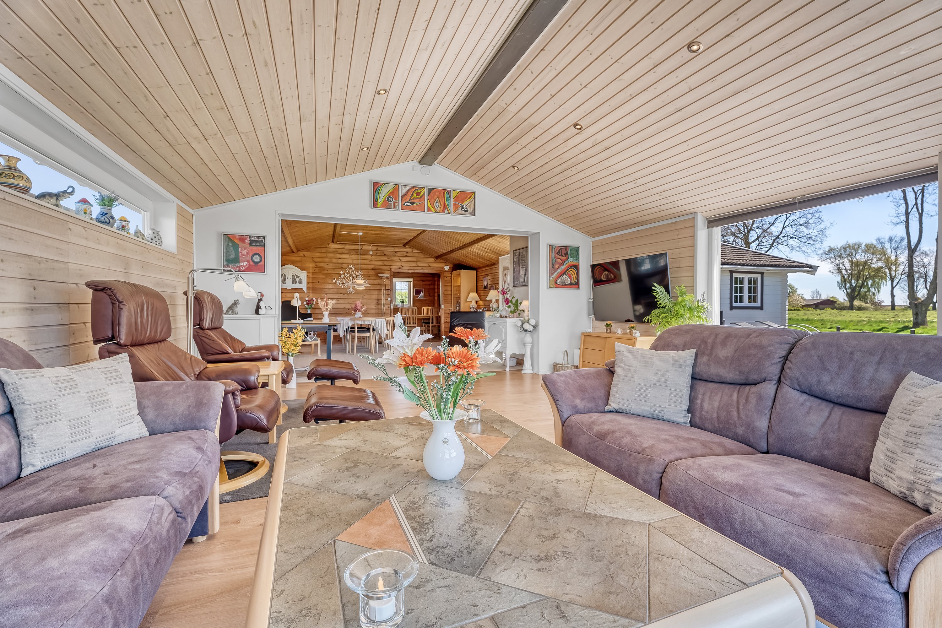 Fremhævet stue billede i fuldskærmstilstand. Billede af Frejasvej 26, 4873 Væggerløse