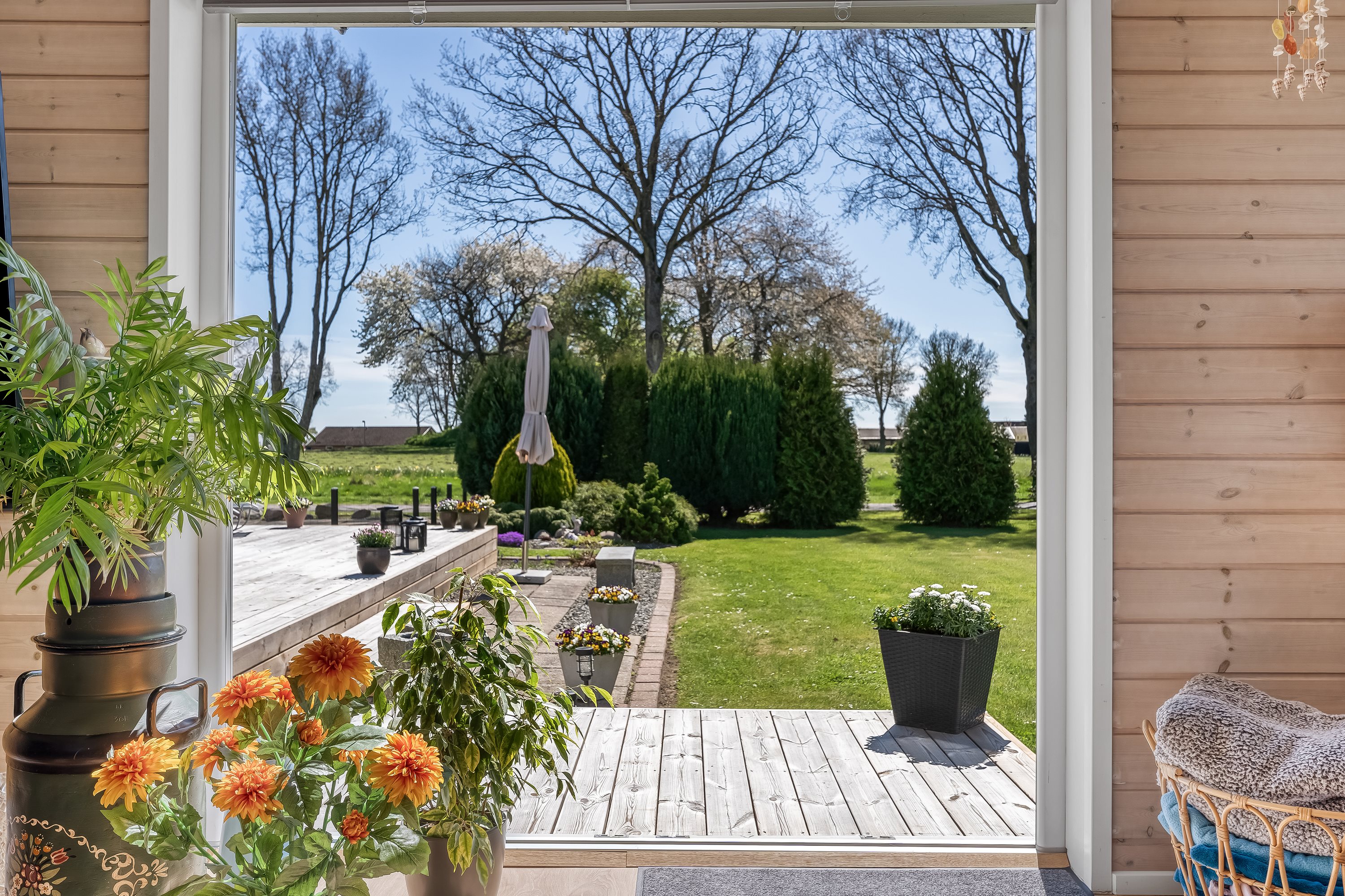 Miniaturebillede 1: terrasse. Billede af Frejasvej 26, 4873 Væggerløse