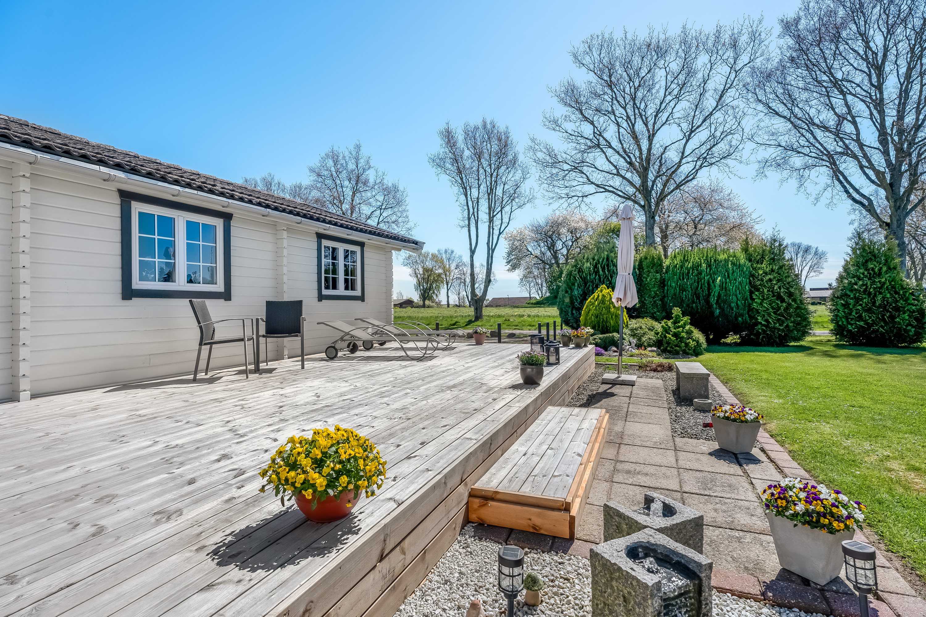 Fremhævet terrasse billede i fuldskærmstilstand. Billede af Frejasvej 26, 4873 Væggerløse
