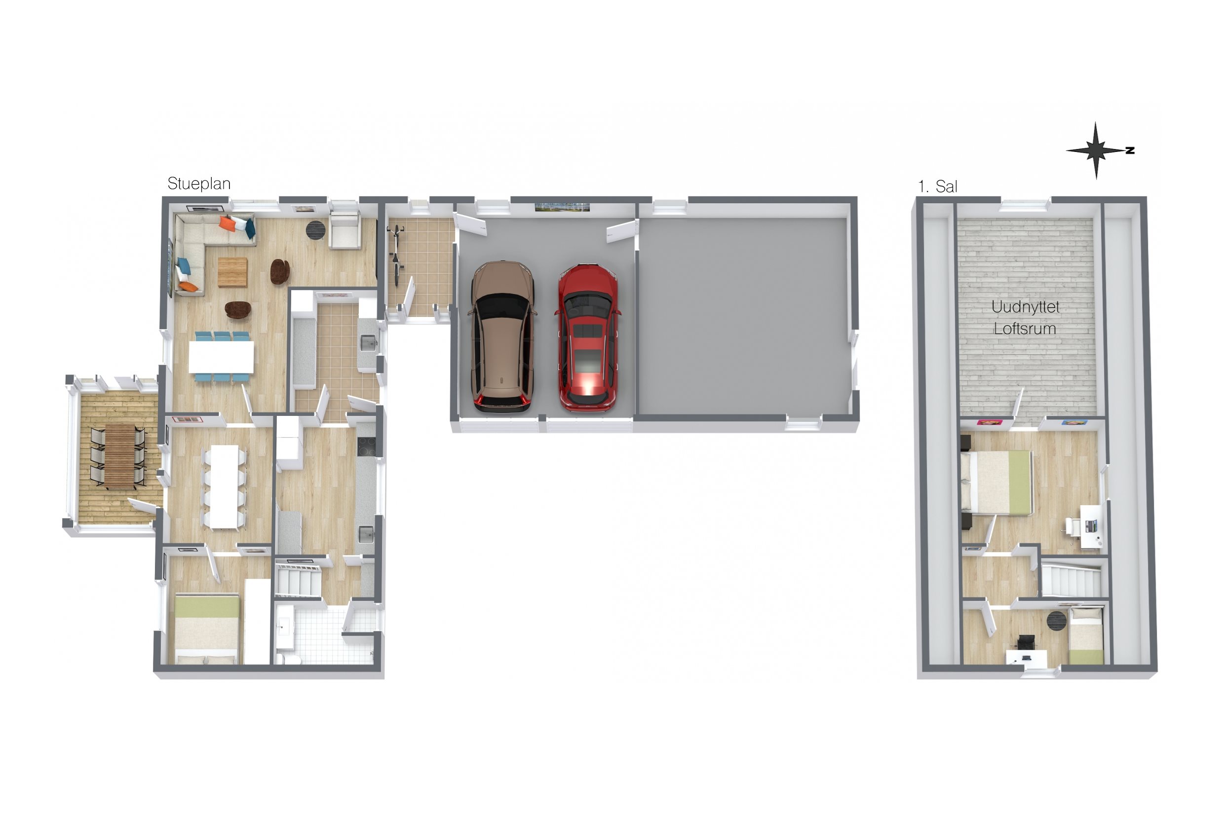 Plantegninger billede af Brønderslevvej 250, 9750 Østervrå