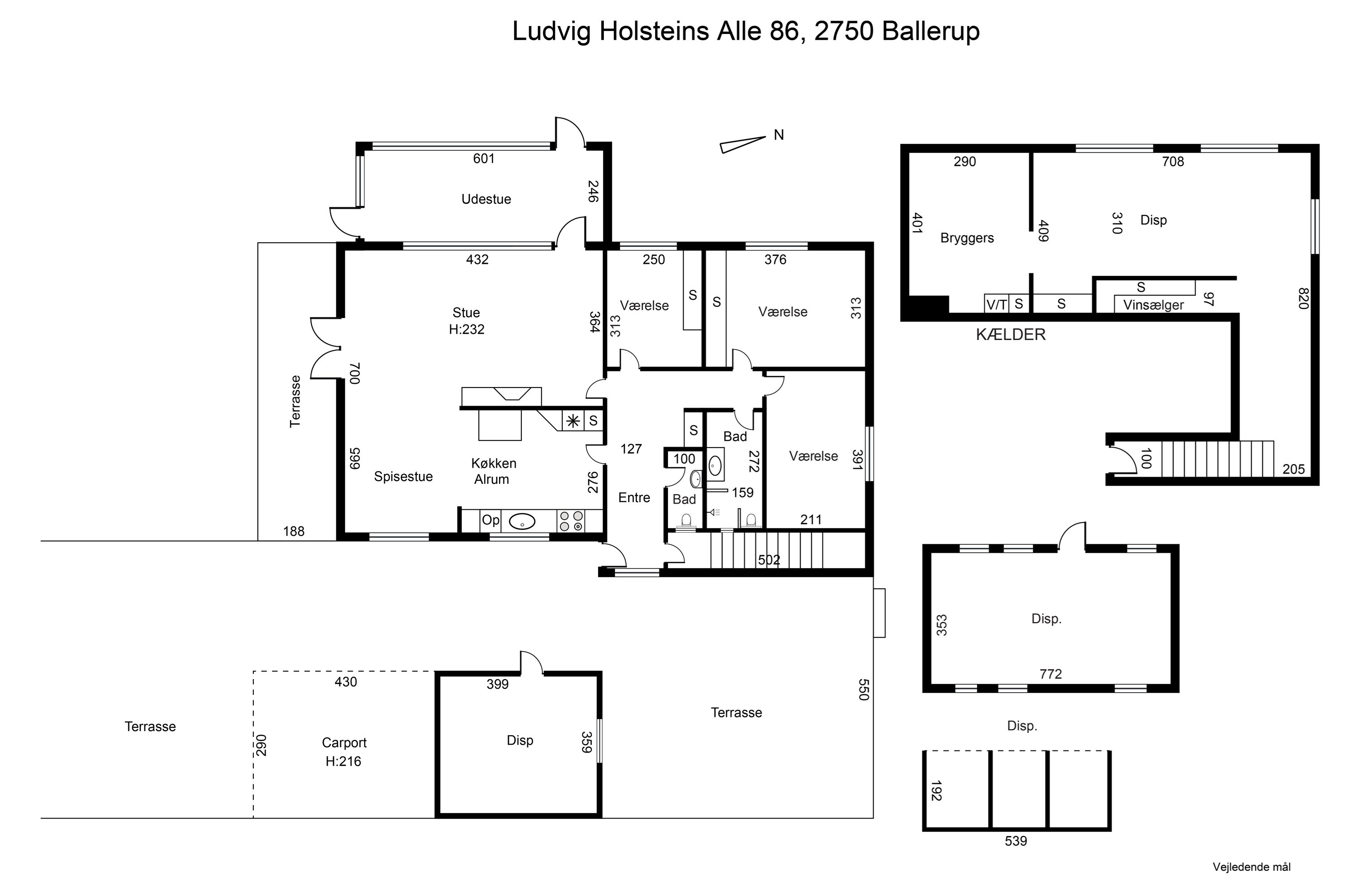 Plantegninger billede af Ludvig Holsteins Alle 86, 2750 Ballerup