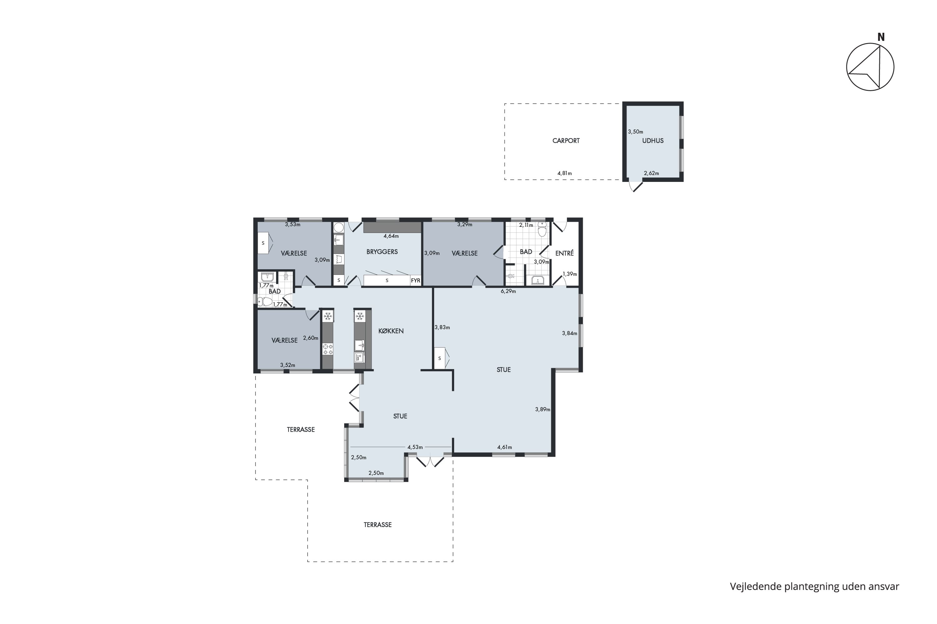 Plantegninger billede af Bøgevej 10, Adsbøl, 6300 Gråsten