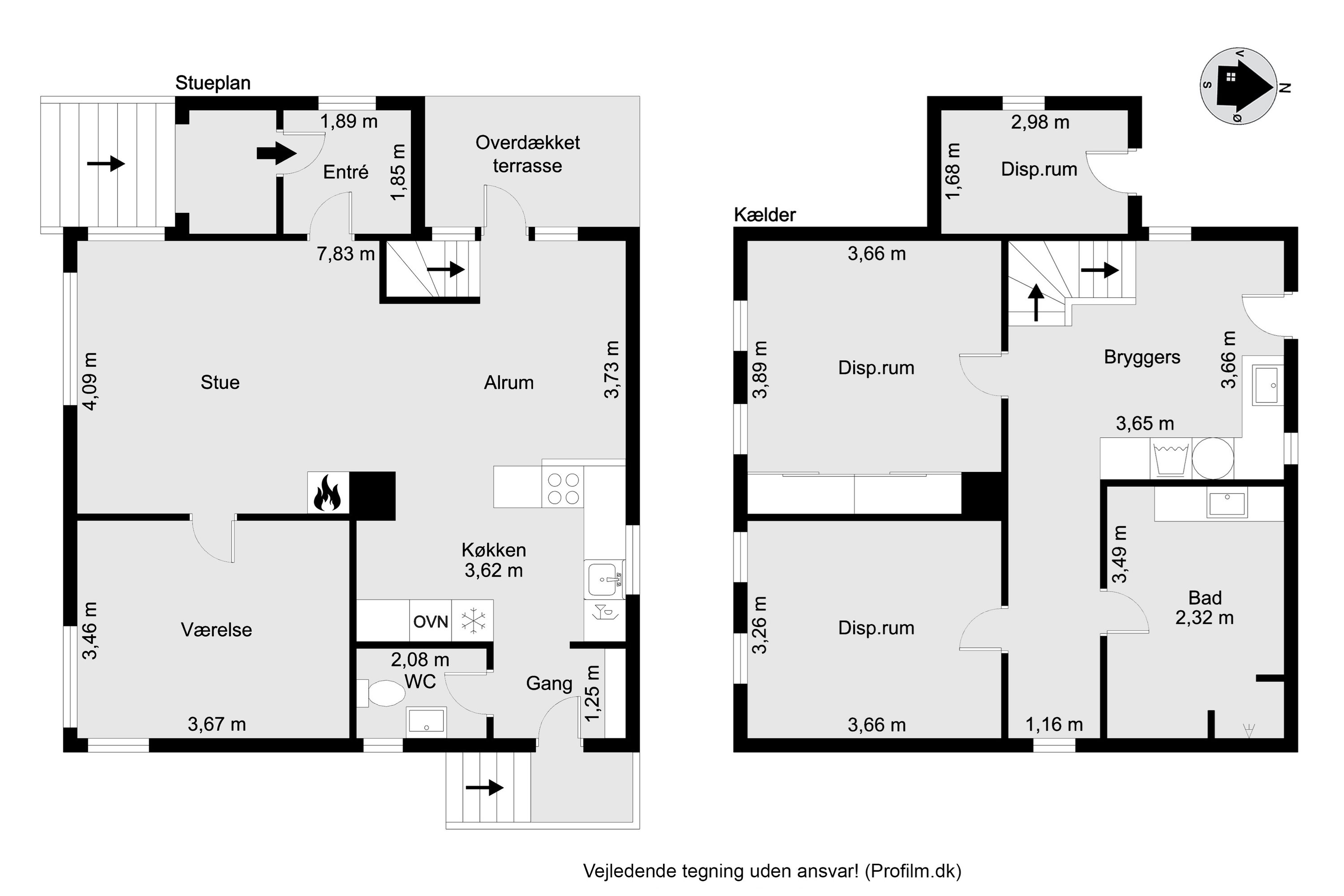 Plantegninger billede af Gl. Hornshøjvej 7, 7500 Holstebro