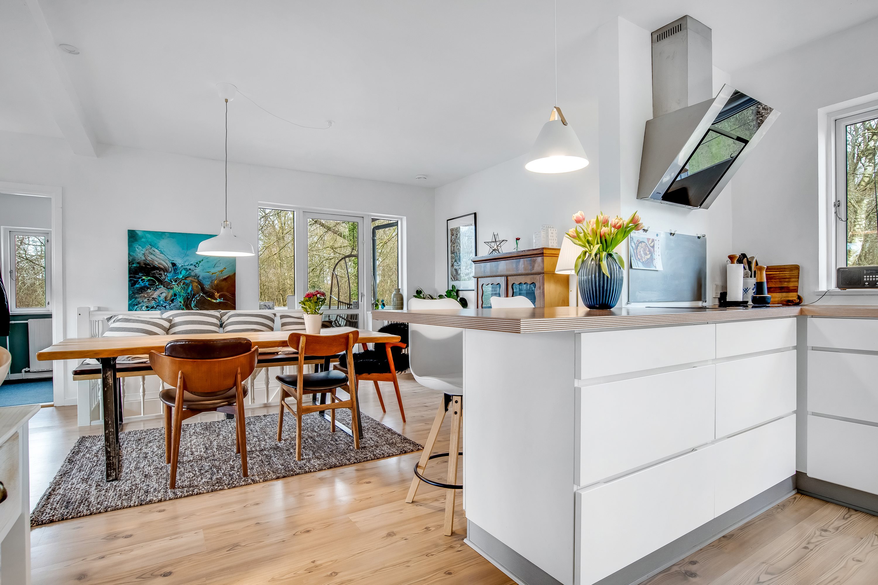 Fremhævet køkken alrum billede i fuldskærmstilstand. Billede af Gl. Hornshøjvej 7, 7500 Holstebro