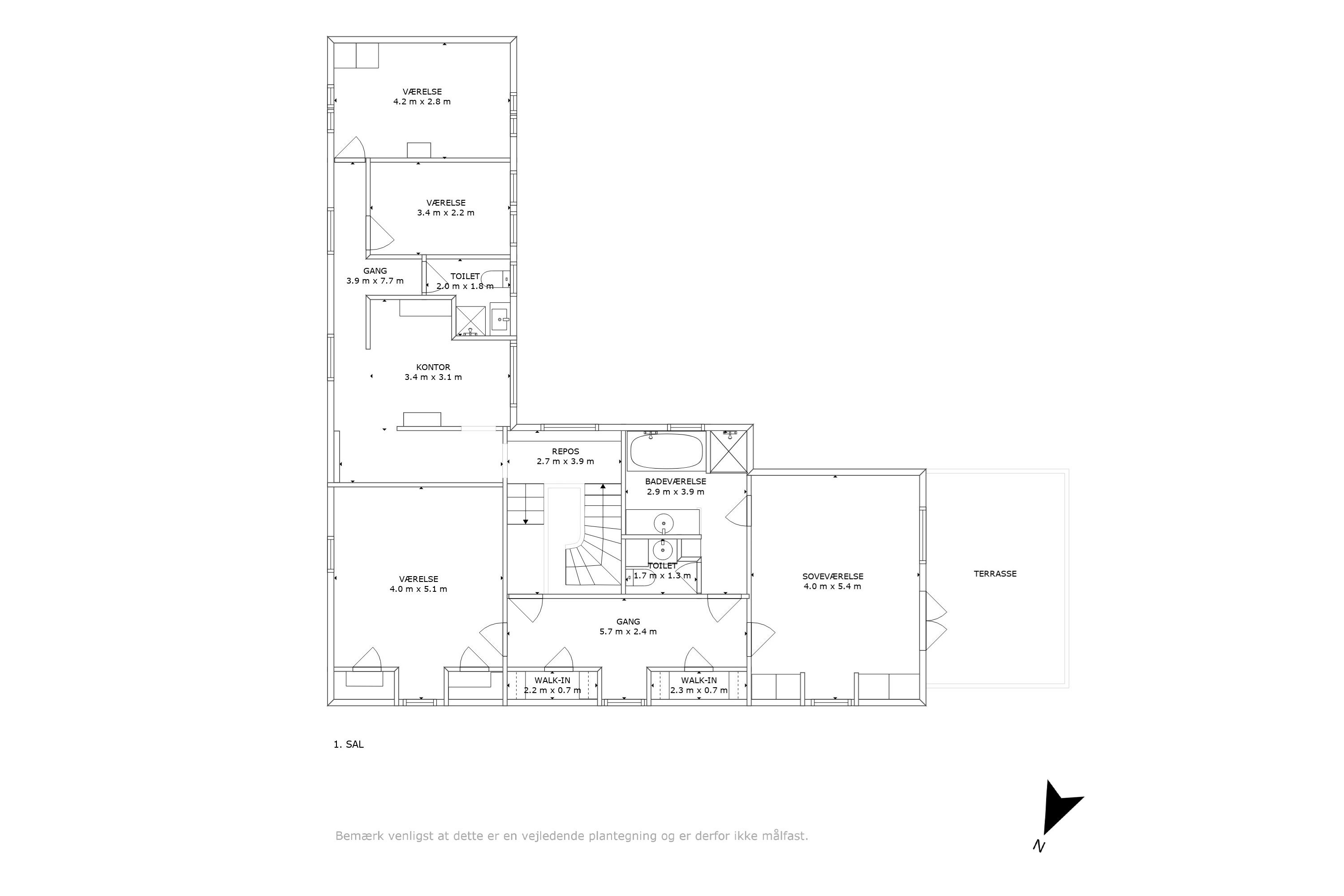 Plantegninger billede af Morlenesvej 22, 2840 Holte