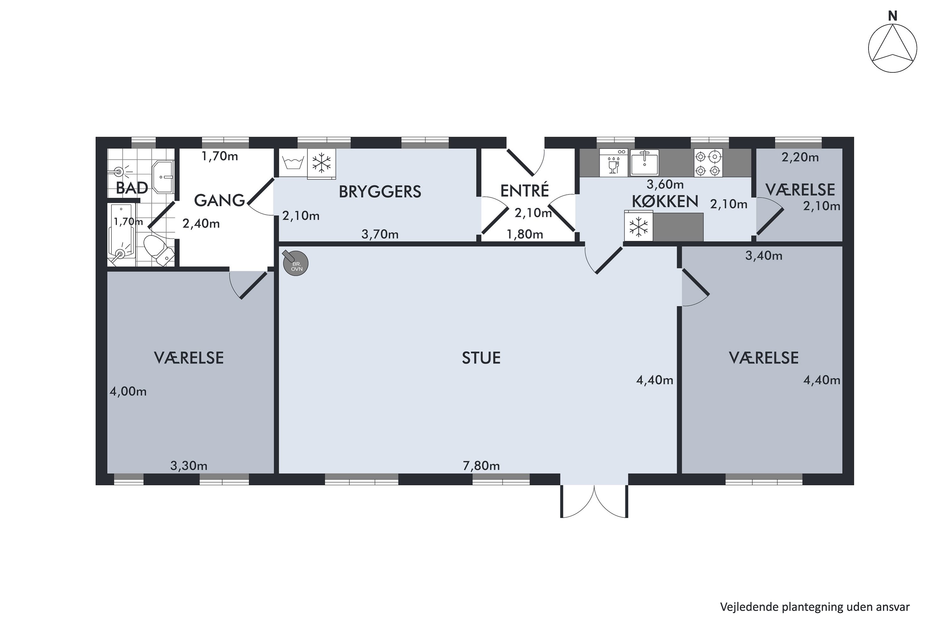 Plantegninger billede af Fædrelandsvej 5, Byrum, 9940 Læsø