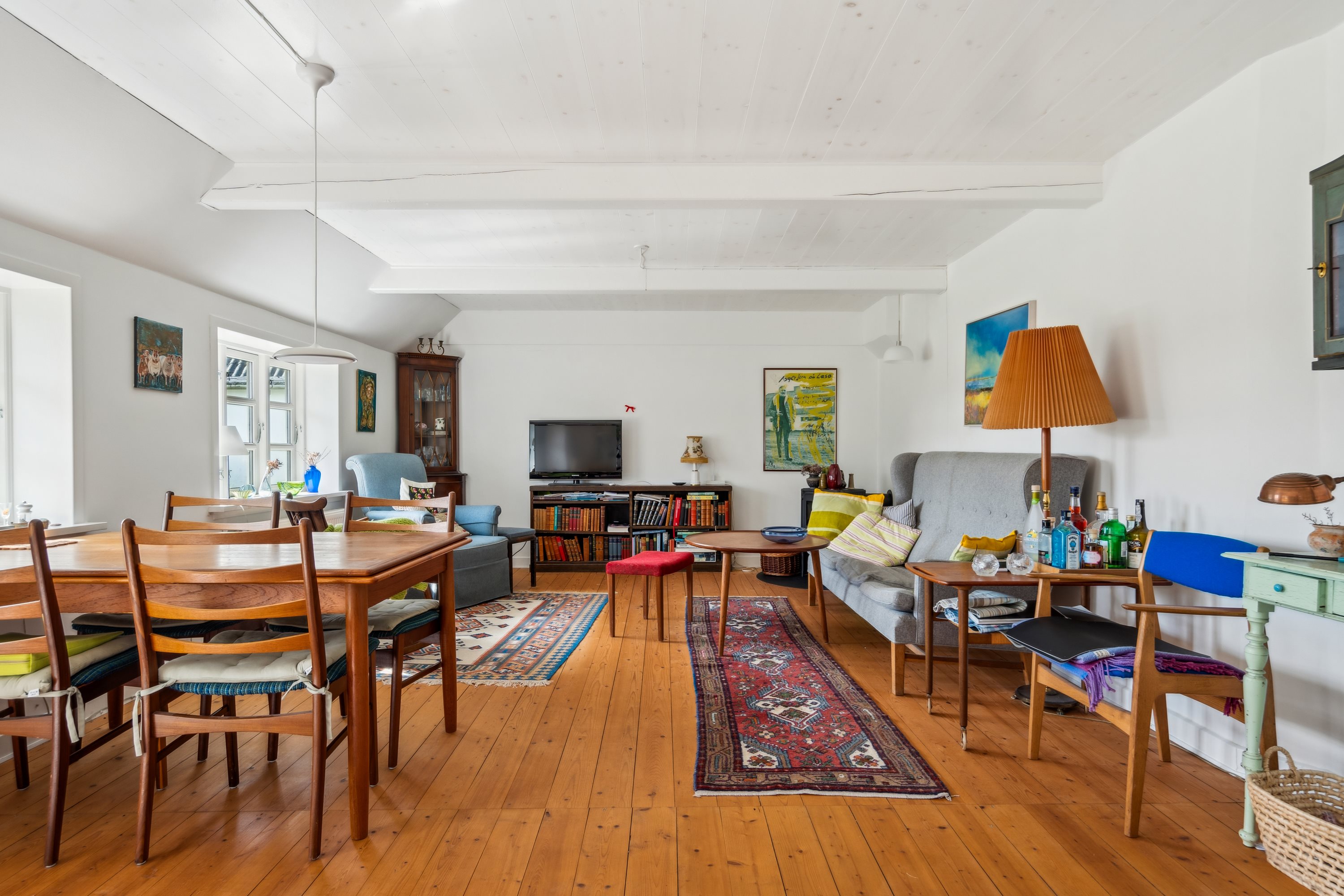 Fremhævet stue billede i fuldskærmstilstand. Billede af Fædrelandsvej 5, Byrum, 9940 Læsø