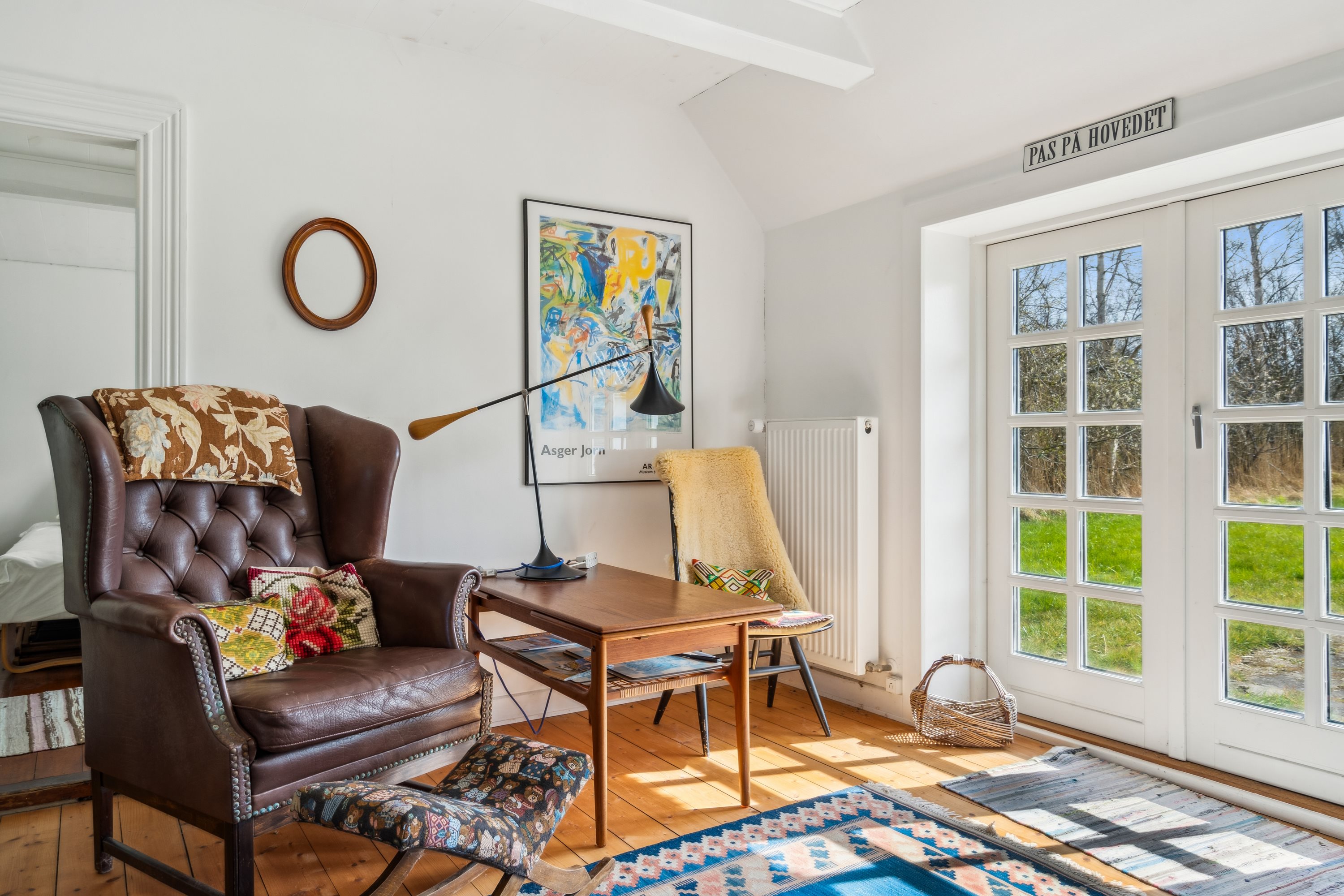 Fremhævet stue billede i fuldskærmstilstand. Billede af Fædrelandsvej 5, Byrum, 9940 Læsø