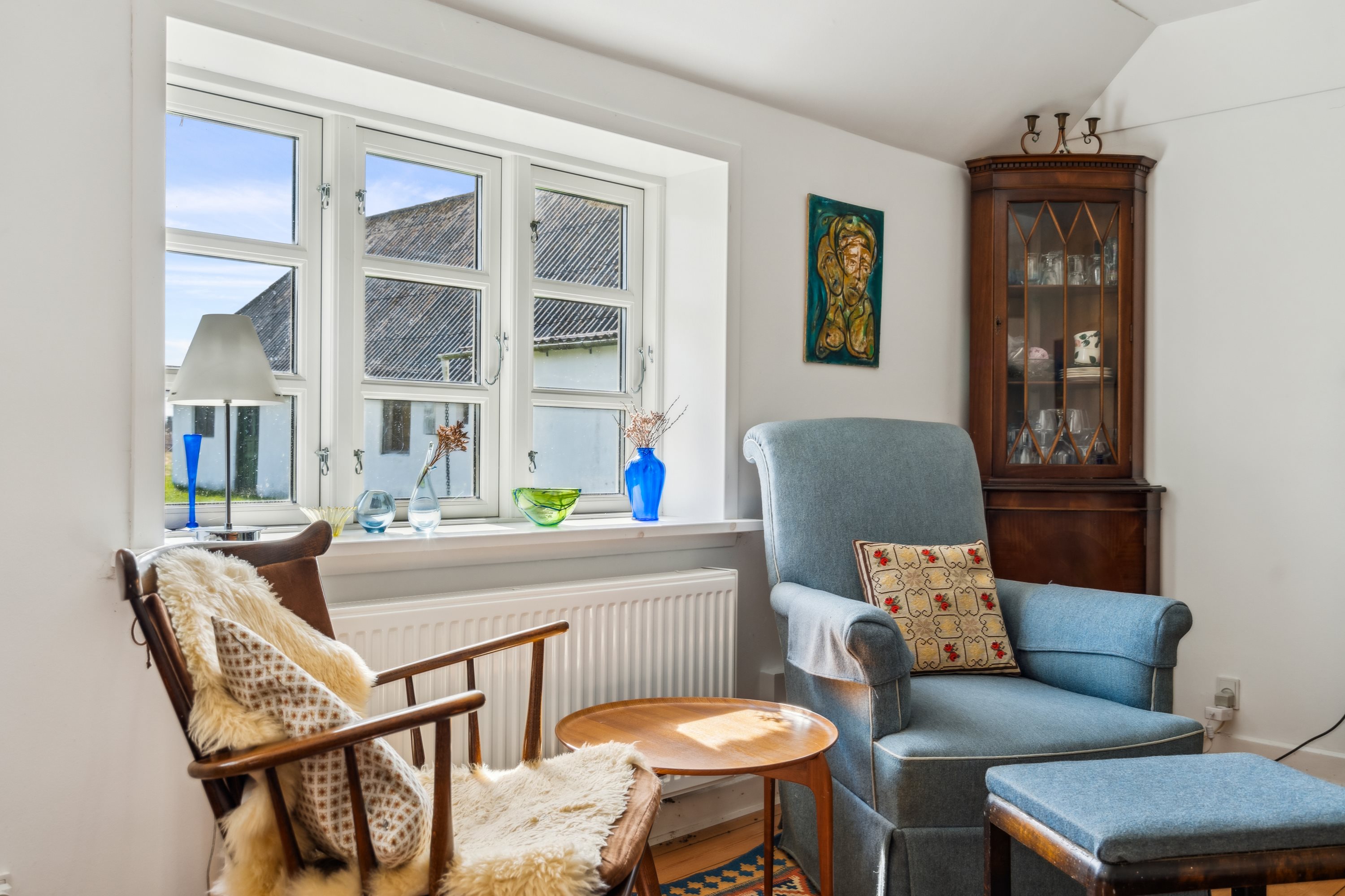 Fremhævet stue billede i fuldskærmstilstand. Billede af Fædrelandsvej 5, Byrum, 9940 Læsø