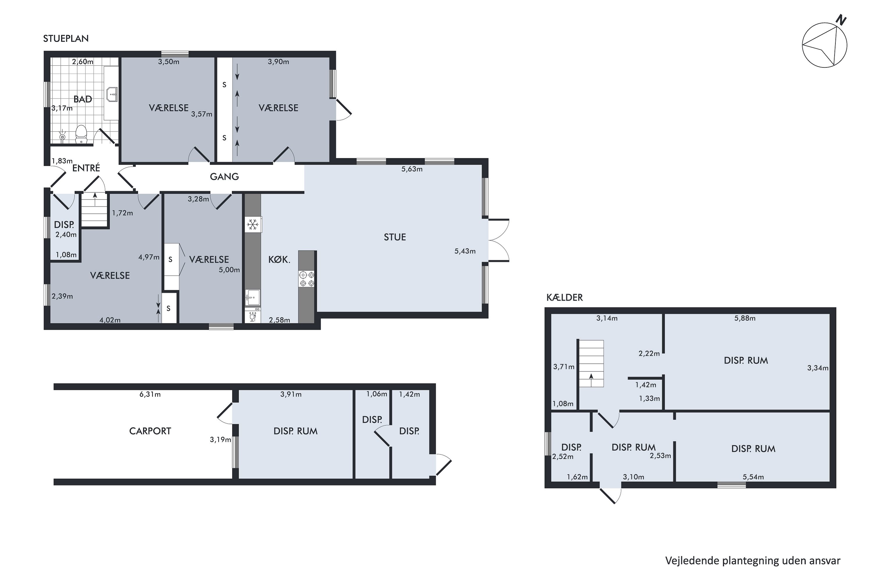 Plantegninger billede af Stadionvej 6, Espe, 5750 Ringe