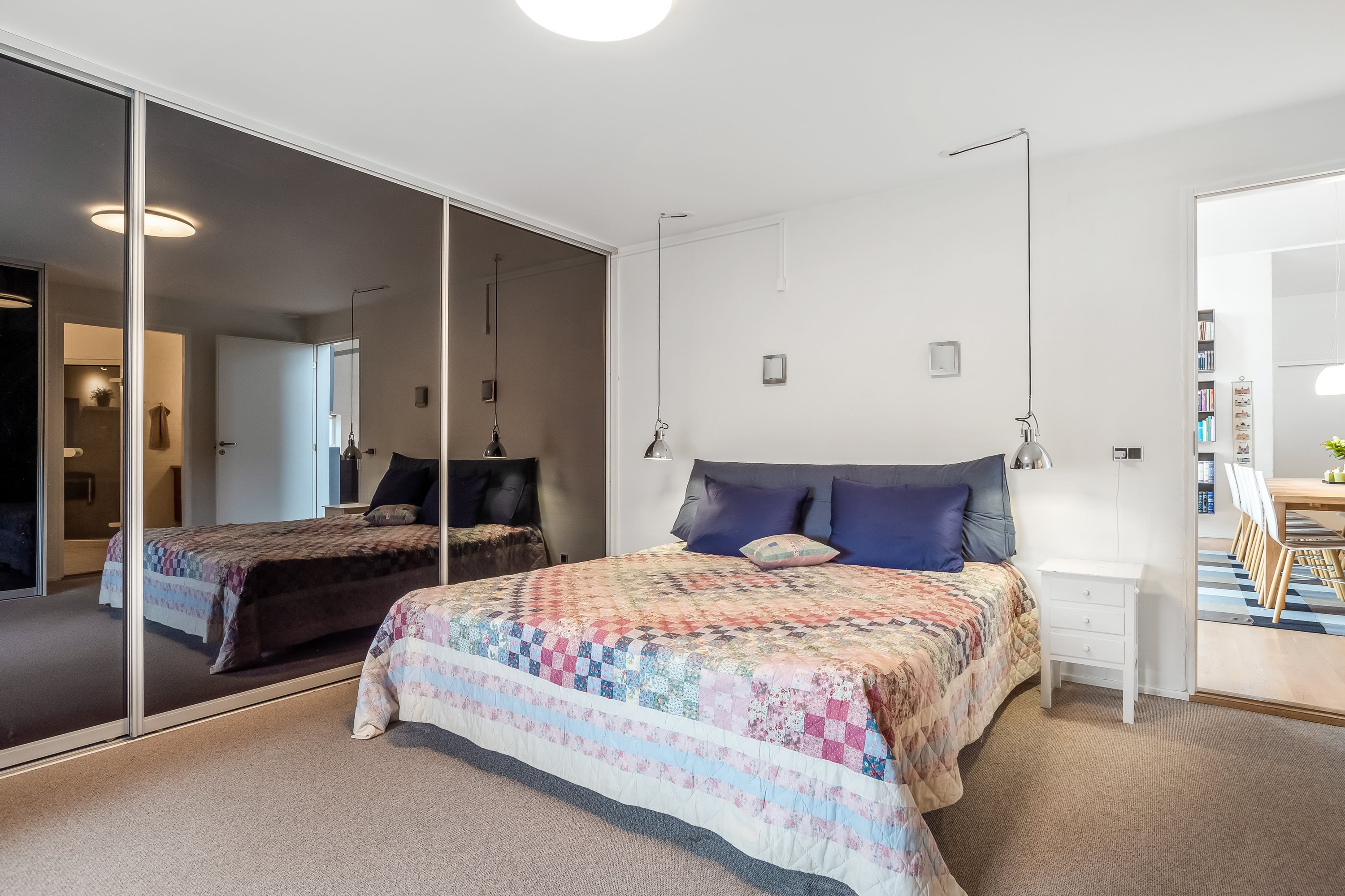 Fremhævet soveværelse billede i fuldskærmstilstand. Billede af Fennen 9, 7500 Holstebro